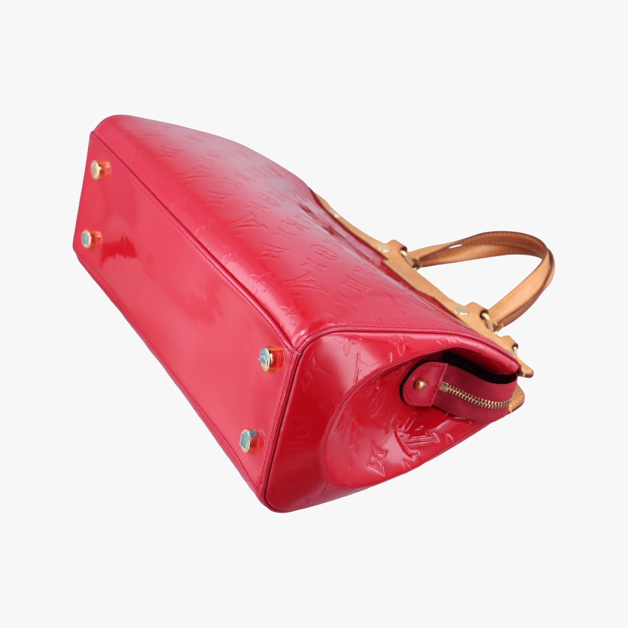 Pre-owned Louis Vuitton Brea MM ROSE INDIEN Vernis M91798 shoulderbag | stylenewstar