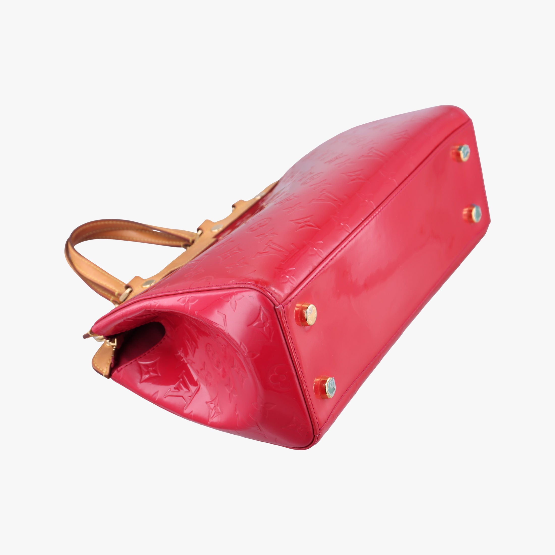 Pre-owned Louis Vuitton Brea MM ROSE INDIEN Vernis M91798 shoulderbag | stylenewstar