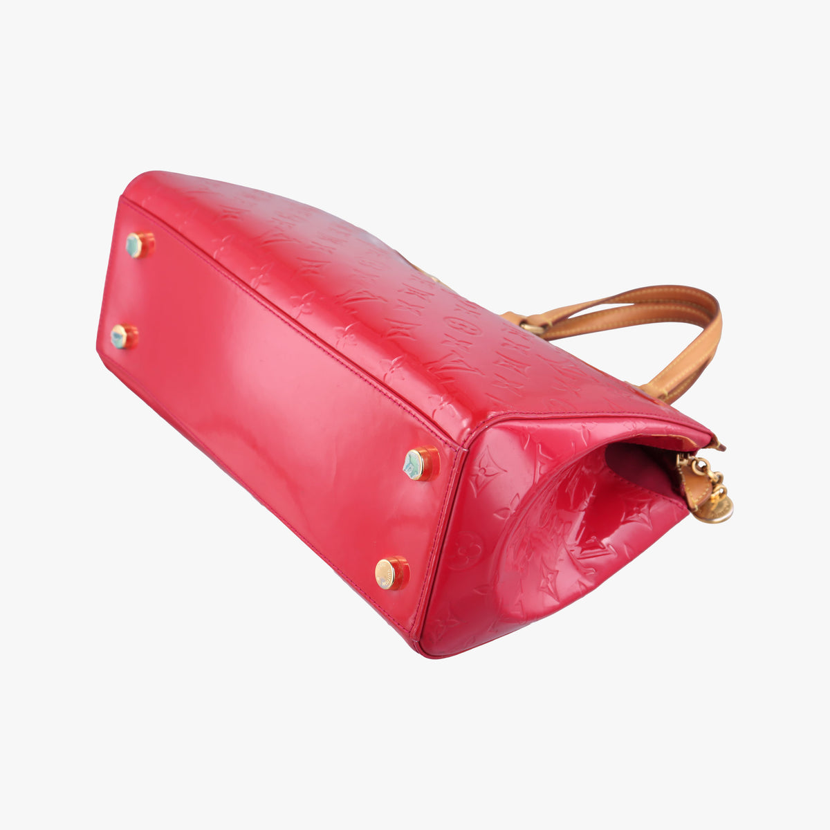 Pre-owned Louis Vuitton Brea MM ROSE INDIEN Vernis M91798 shoulderbag | stylenewstar