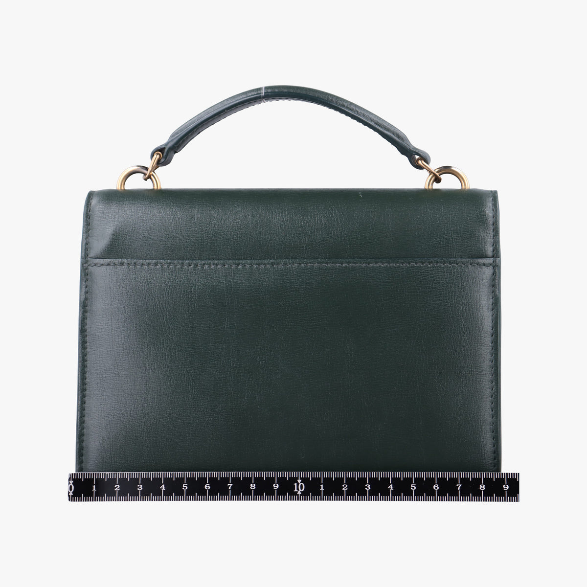 Pre-owned Yves Saint Laurent Sunset Green Leather 533026 shoulderbag | stylenewstar