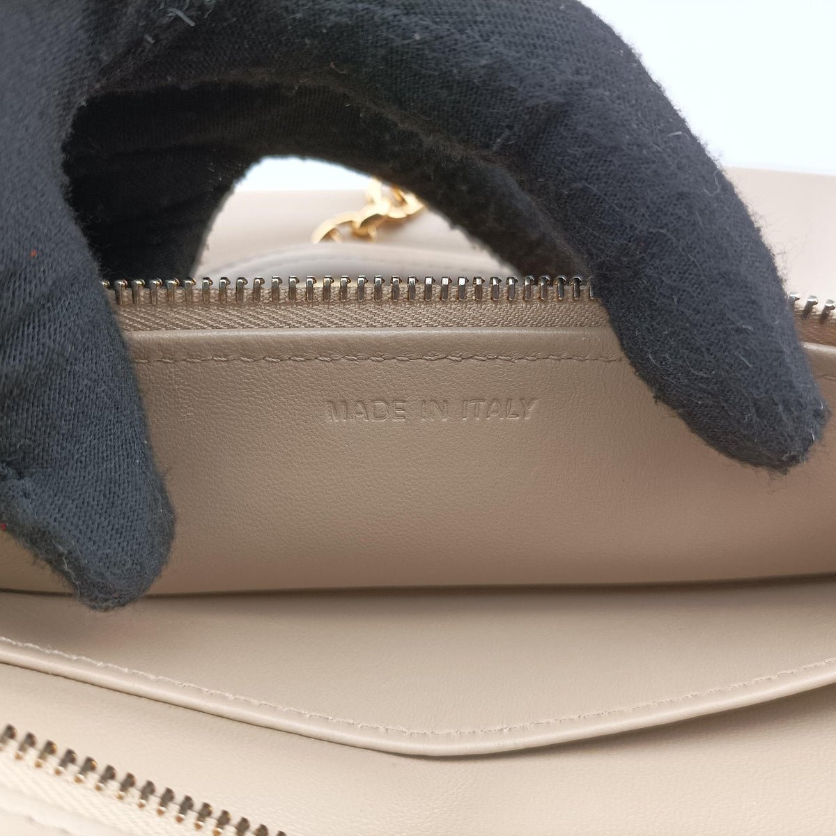 Vintage Christian Dior Diordouble Beige Leather  shoulderbag | stylenewstar