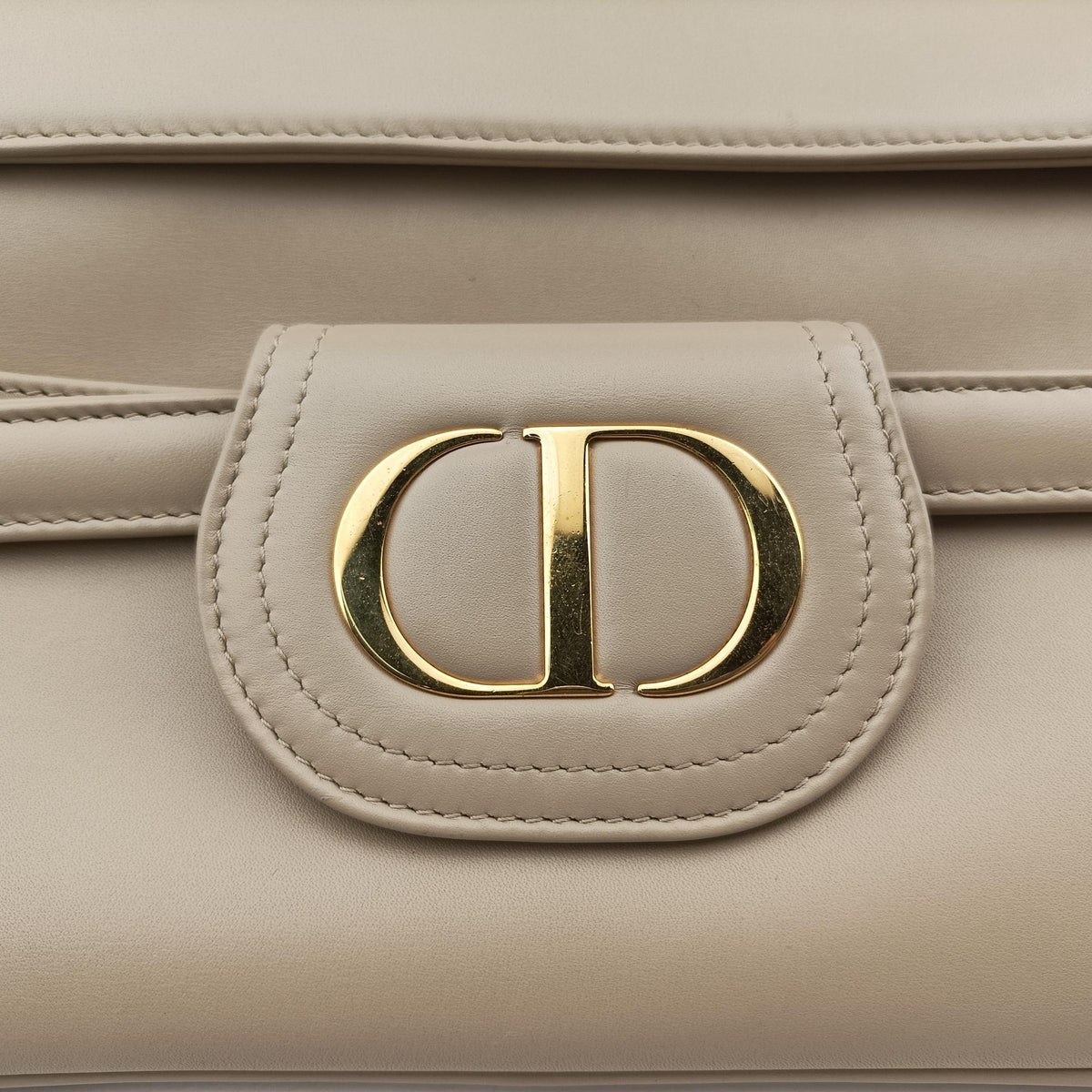Vintage Christian Dior Diordouble Beige Leather  shoulderbag | stylenewstar