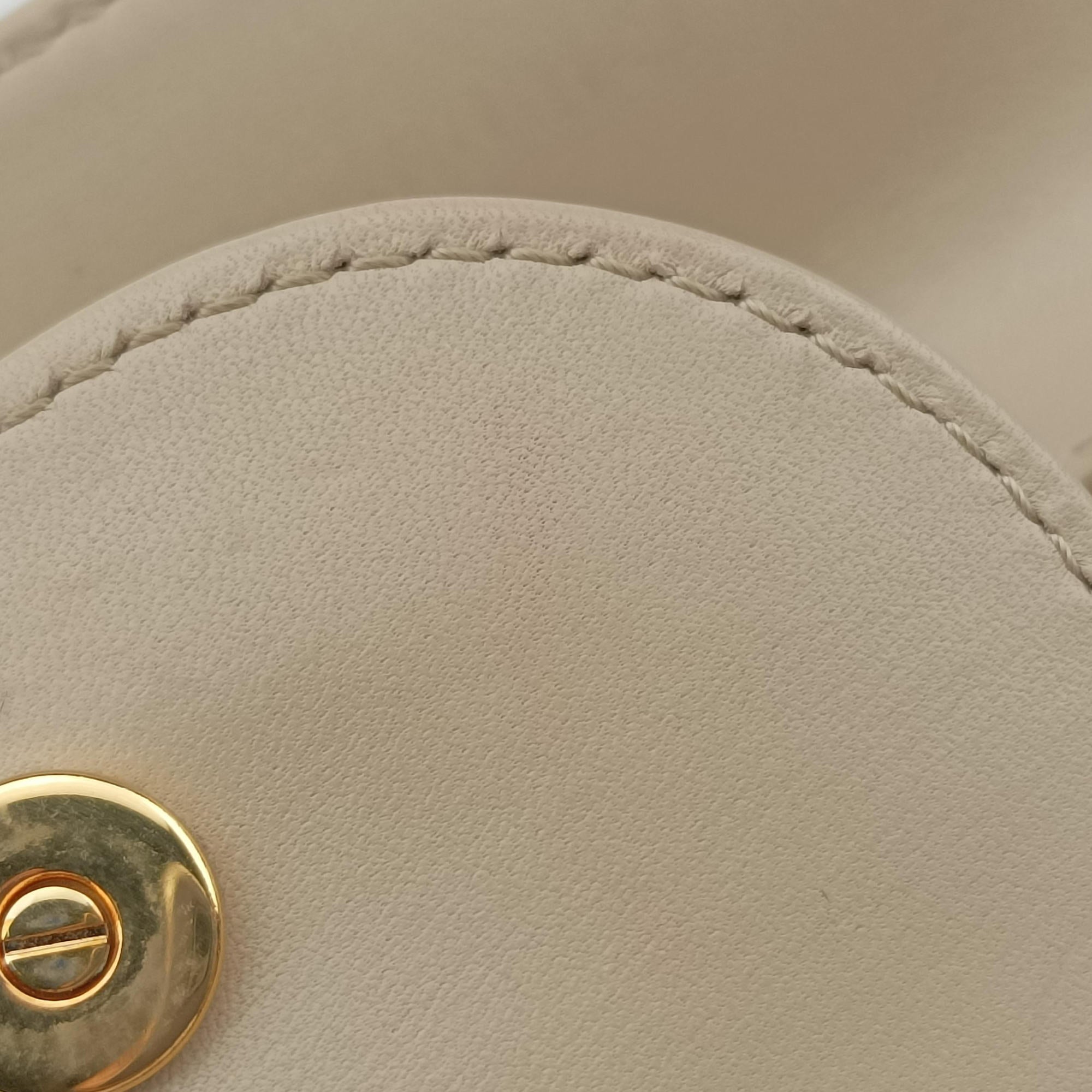 Vintage Christian Dior Diordouble Beige Leather  shoulderbag | stylenewstar