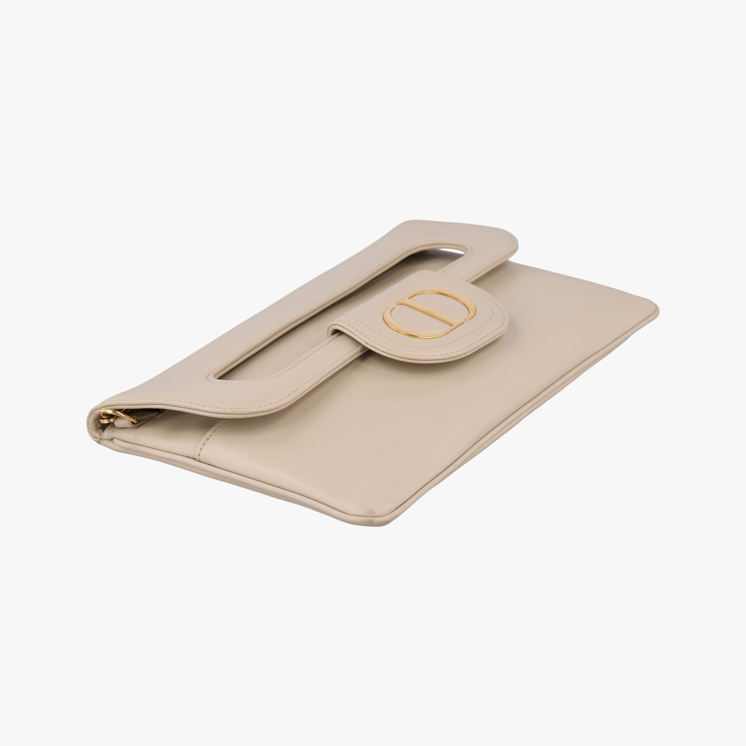 Vintage Christian Dior Diordouble Beige Leather  shoulderbag | stylenewstar