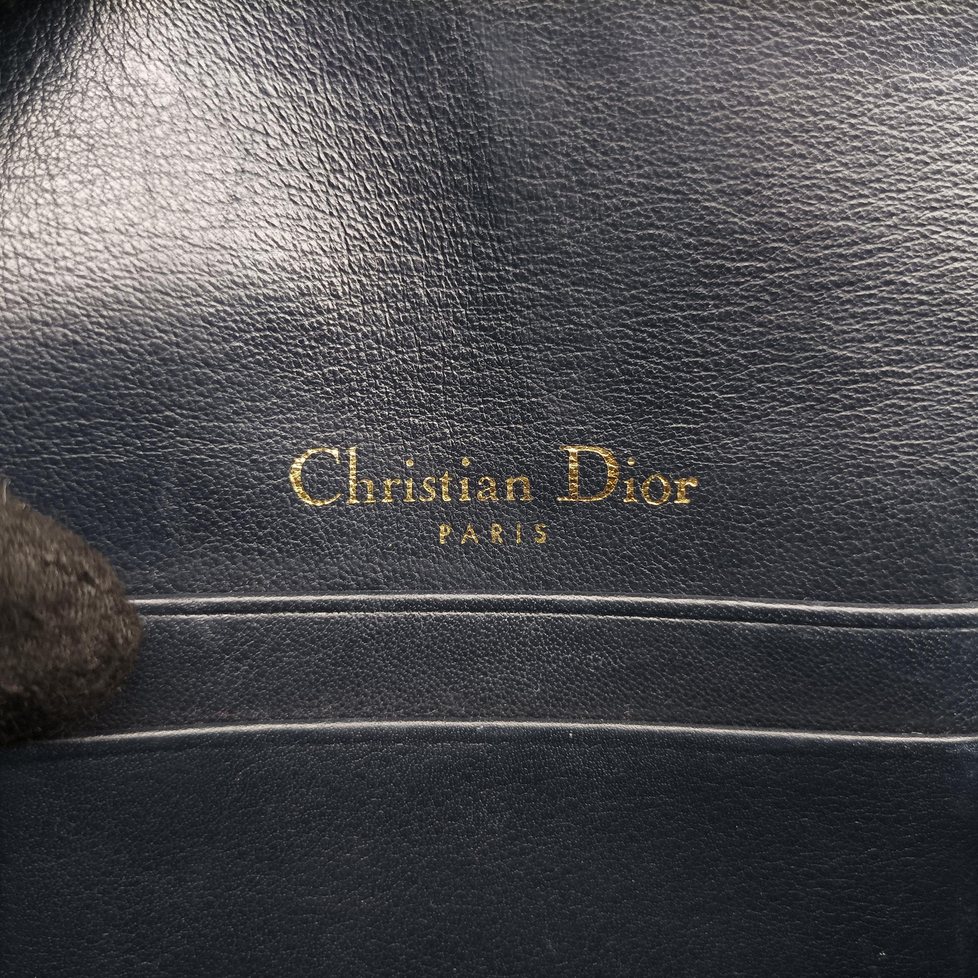 Pre-owned Christian Dior Saddle Navy×Gray jacquard  bum bag/waist bag | stylenewstar