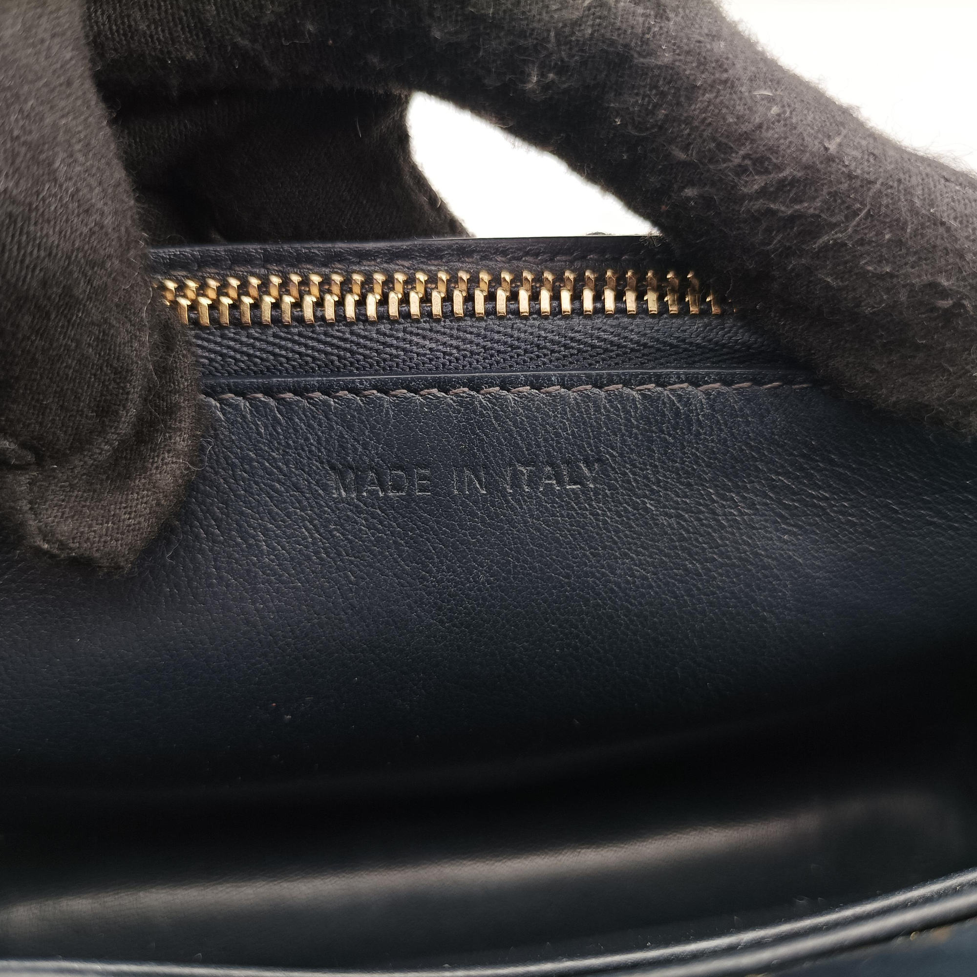 Pre-owned Christian Dior Saddle Navy×Gray jacquard  bum bag/waist bag | stylenewstar