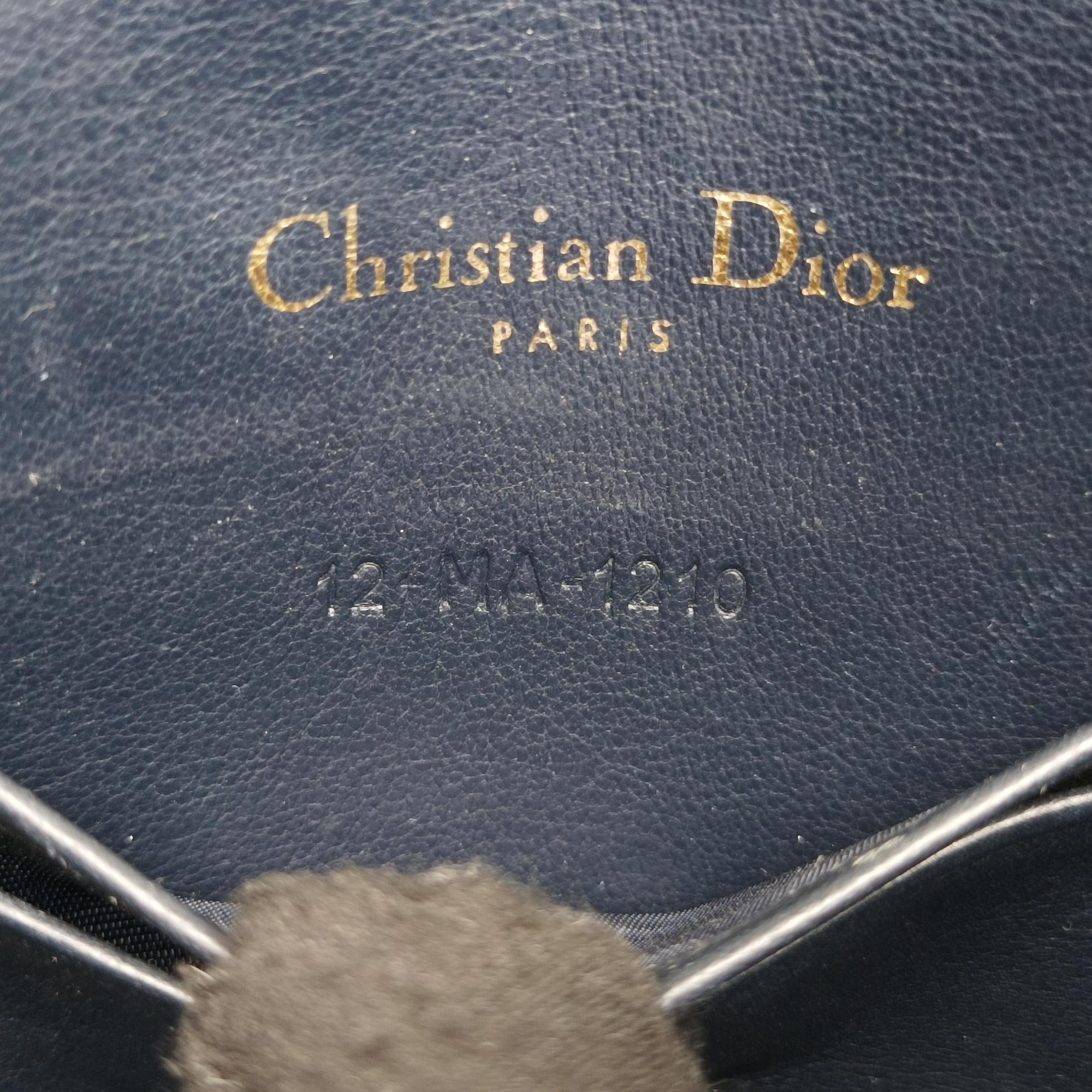 Pre-owned Christian Dior Saddle Navy×Gray jacquard  bum bag/waist bag | stylenewstar