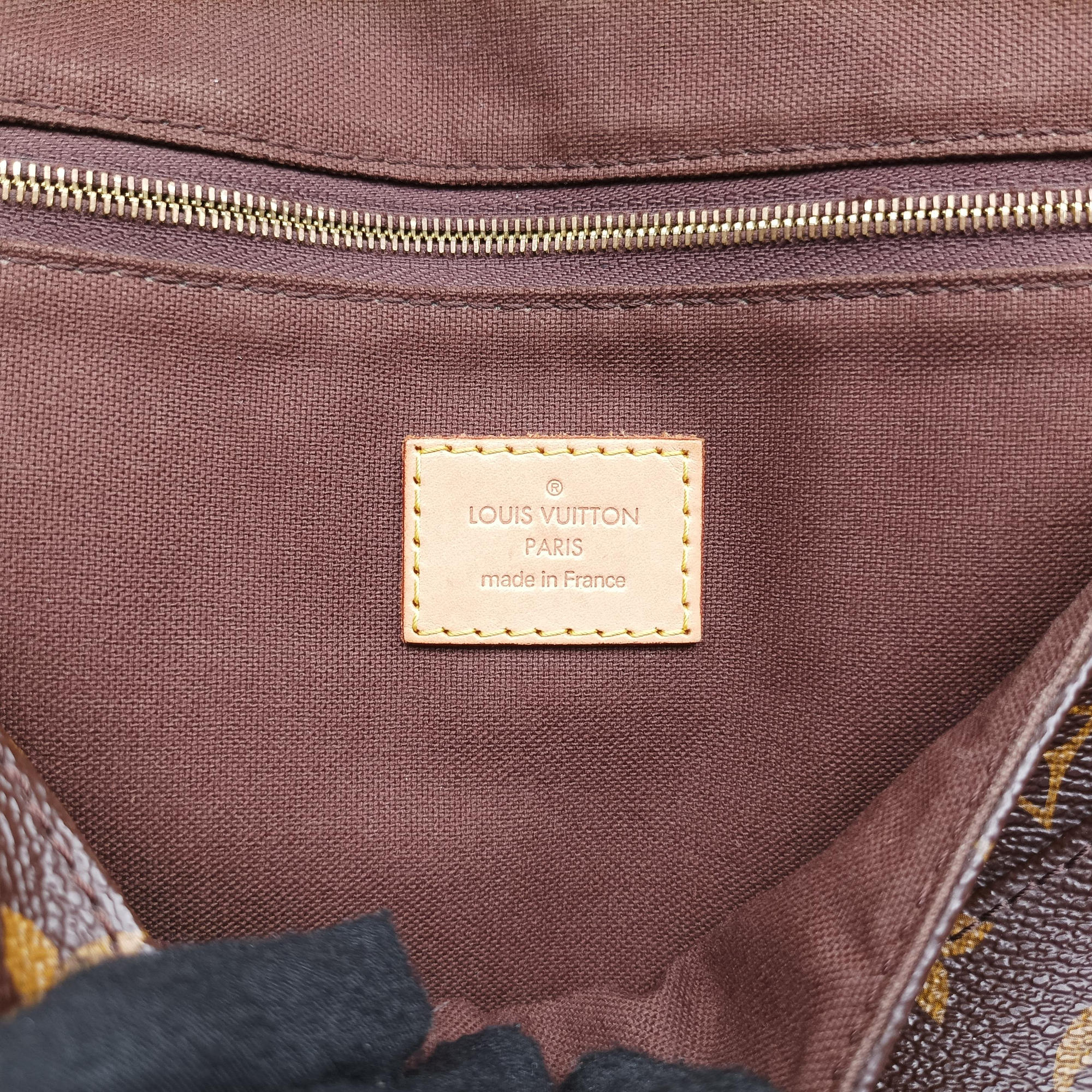 Pre-owned Louis Vuitton Menilmontant PM Brown Monogram canvas M40474 shoulderbag | stylenewstar