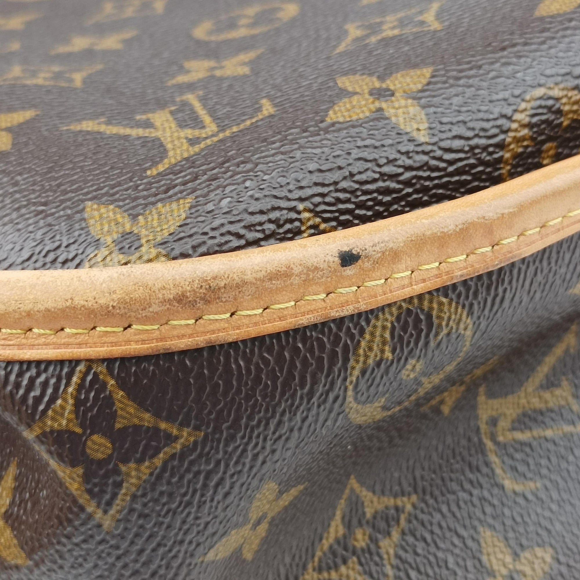 Pre-owned Louis Vuitton Menilmontant PM Brown Monogram canvas M40474 shoulderbag | stylenewstar