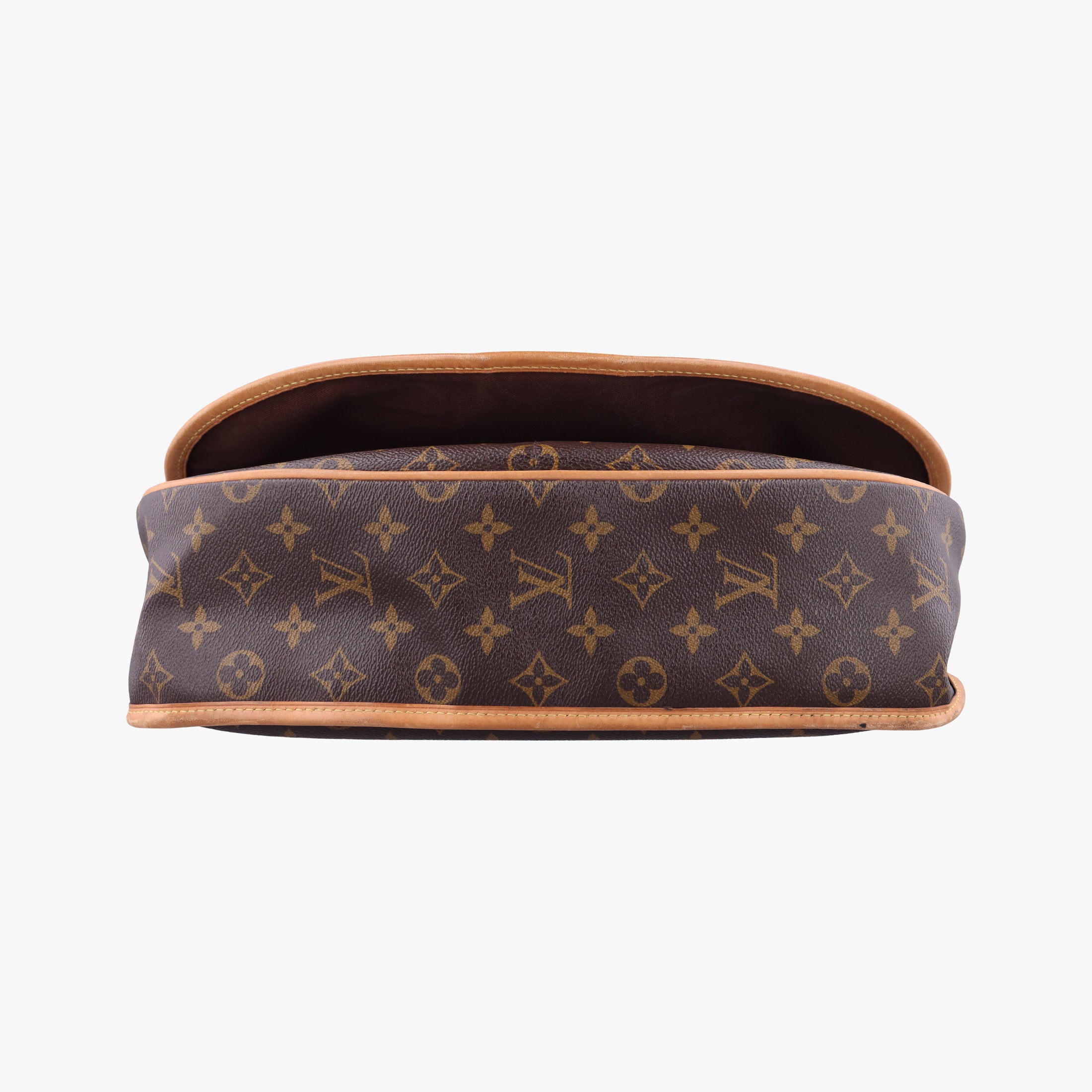 Pre-owned Louis Vuitton Menilmontant PM Brown Monogram canvas M40474 shoulderbag | stylenewstar