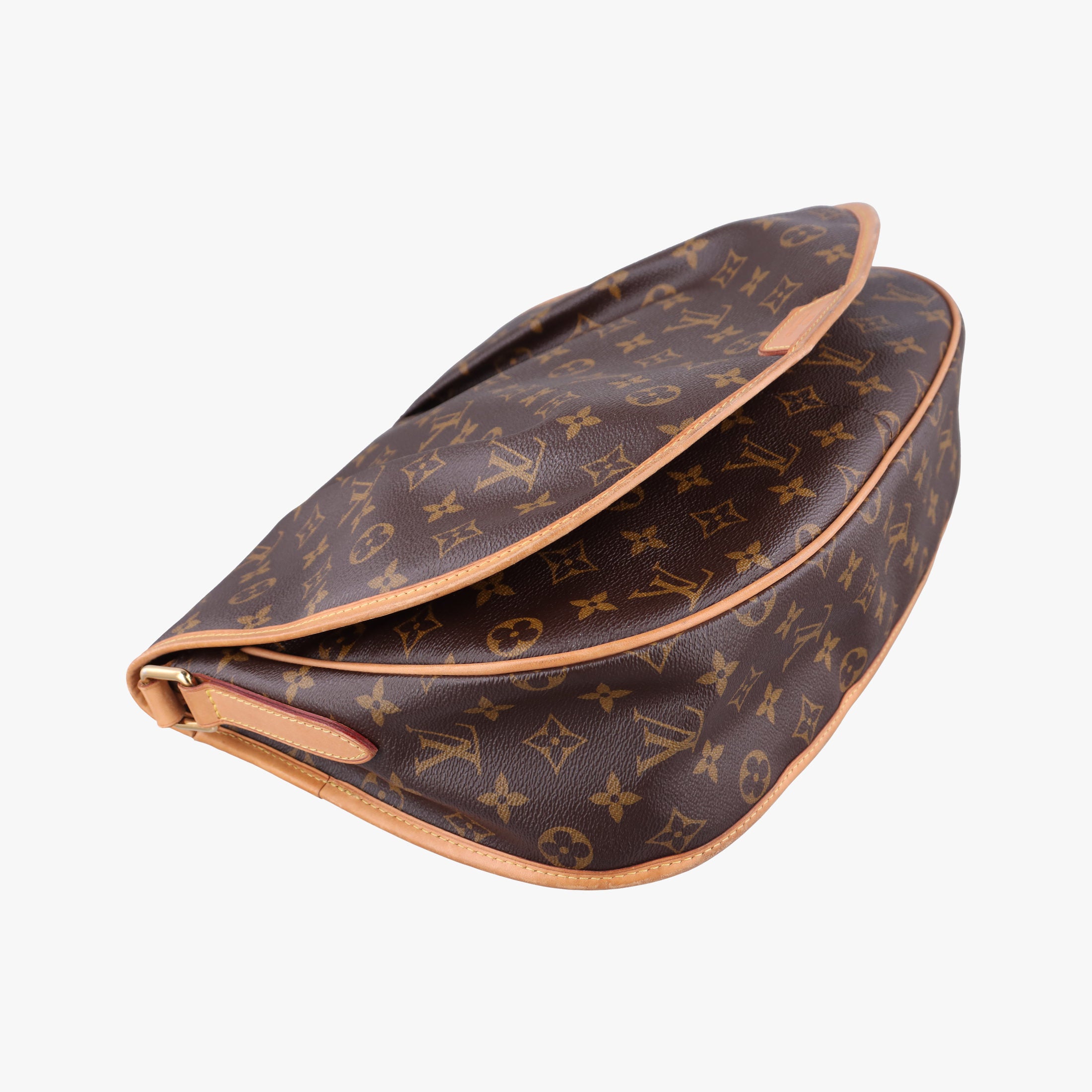Pre-owned Louis Vuitton Menilmontant PM Brown Monogram canvas M40474 shoulderbag | stylenewstar