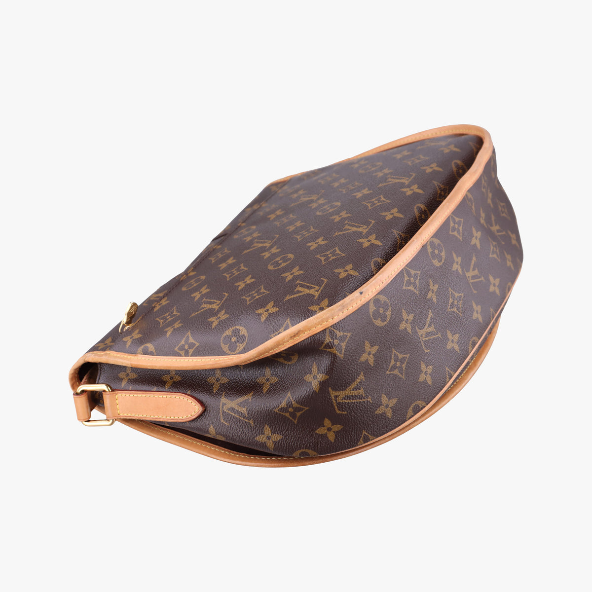 Pre-owned Louis Vuitton Menilmontant PM Brown Monogram canvas M40474 shoulderbag | stylenewstar