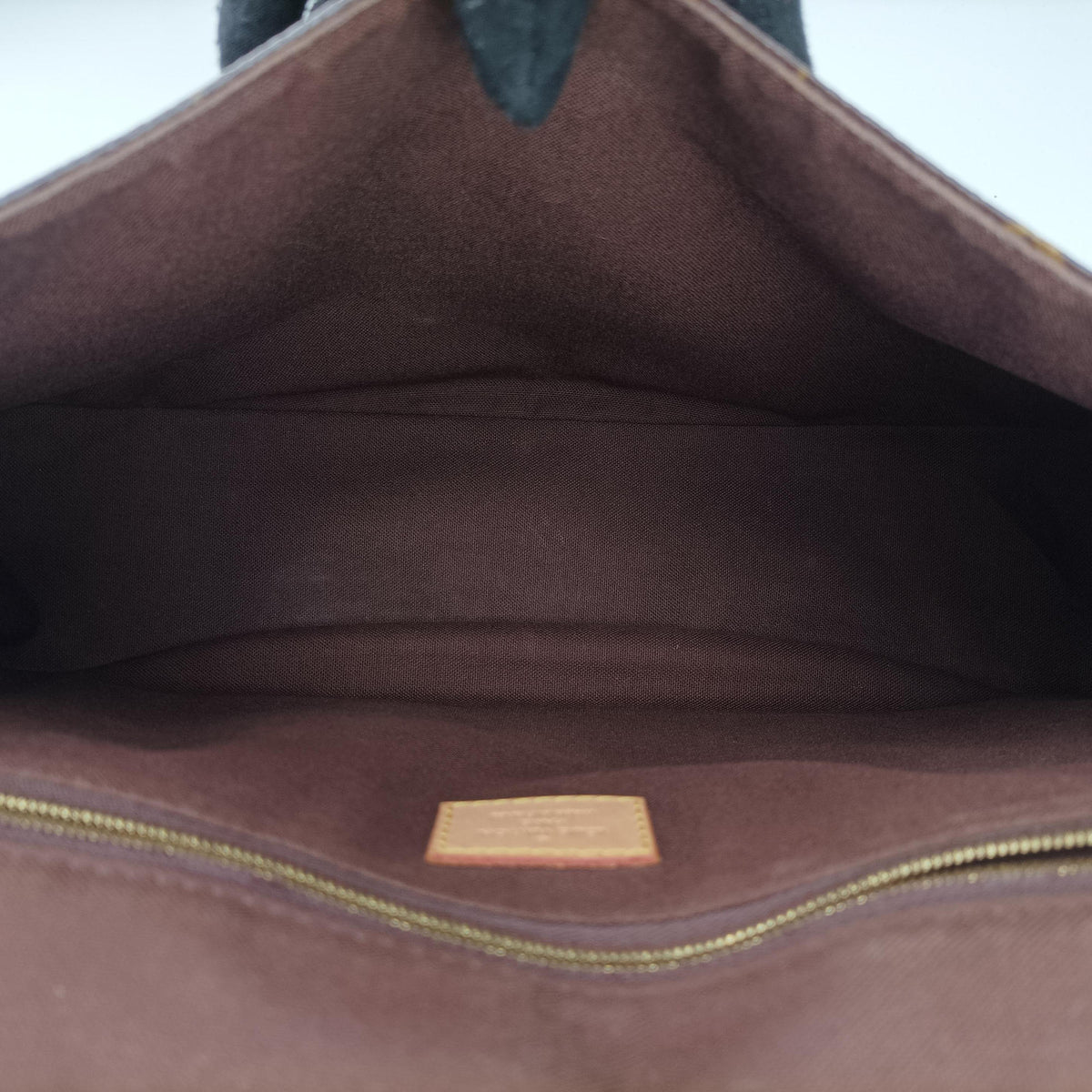 Pre-owned Louis Vuitton Menilmontant PM Brown Monogram canvas M40474 shoulderbag | stylenewstar