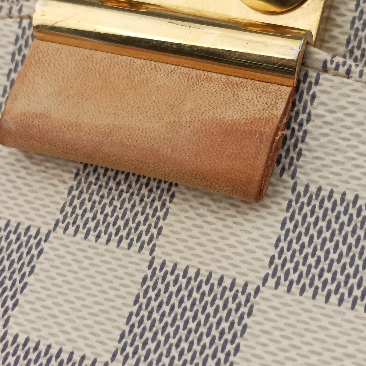 Pre-owned Louis Vuitton CROISETTE Azur Damier Canvas N41581 shoulderbag | stylenewstar
