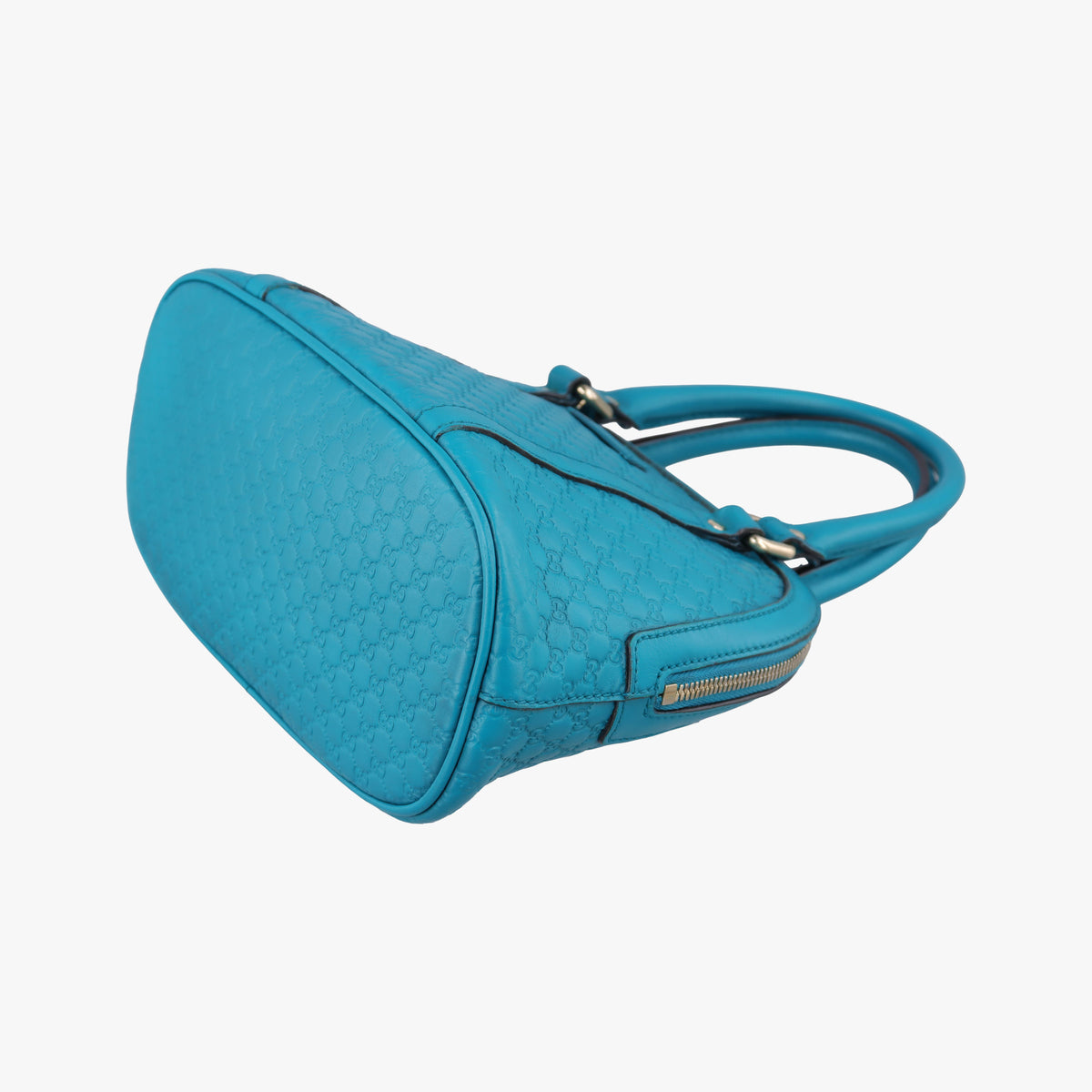 Secondhand Gucci Microguccissima Blue Leather 449654 shoulderbag | stylenewstar