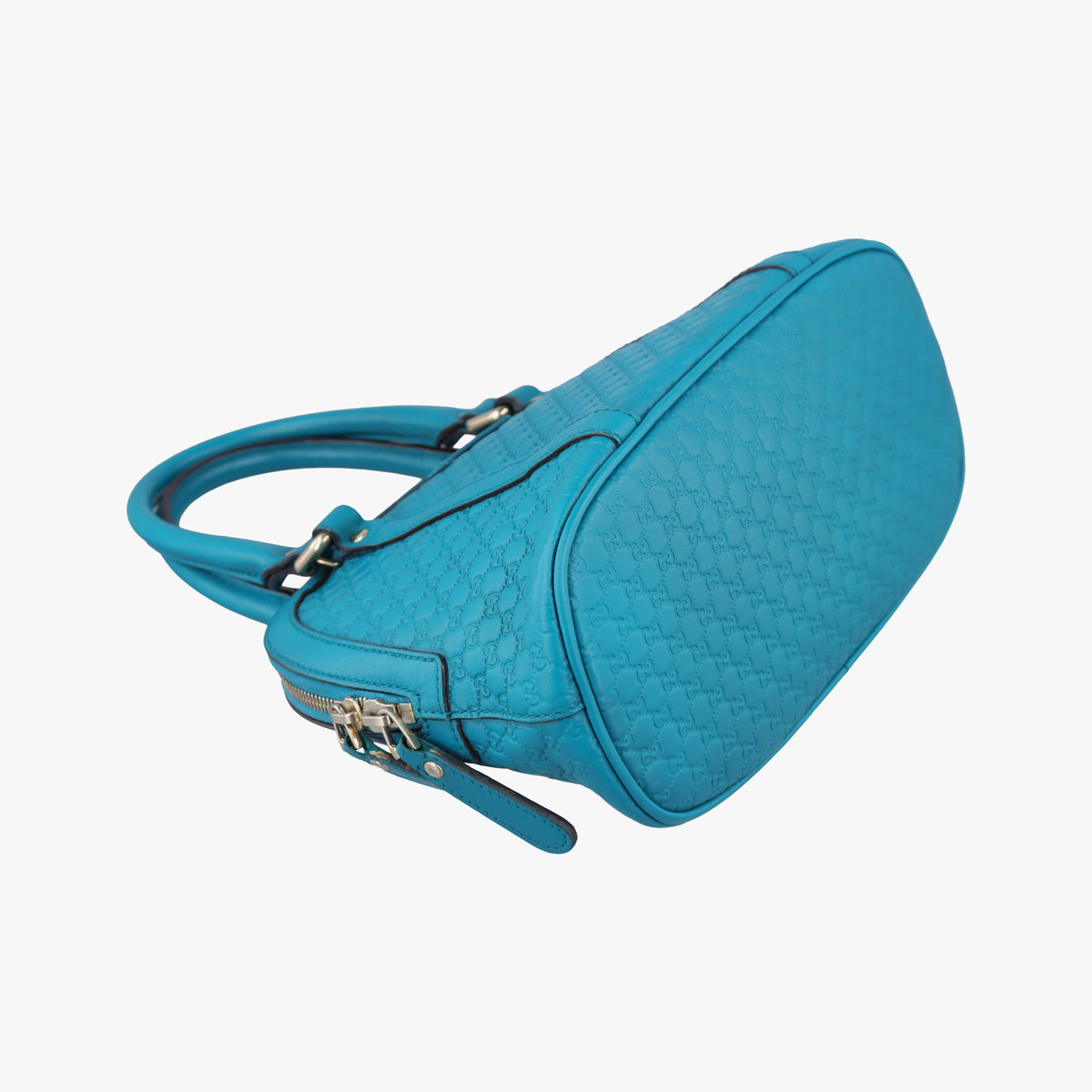 Secondhand Gucci Microguccissima Blue Leather 449654 shoulderbag | stylenewstar