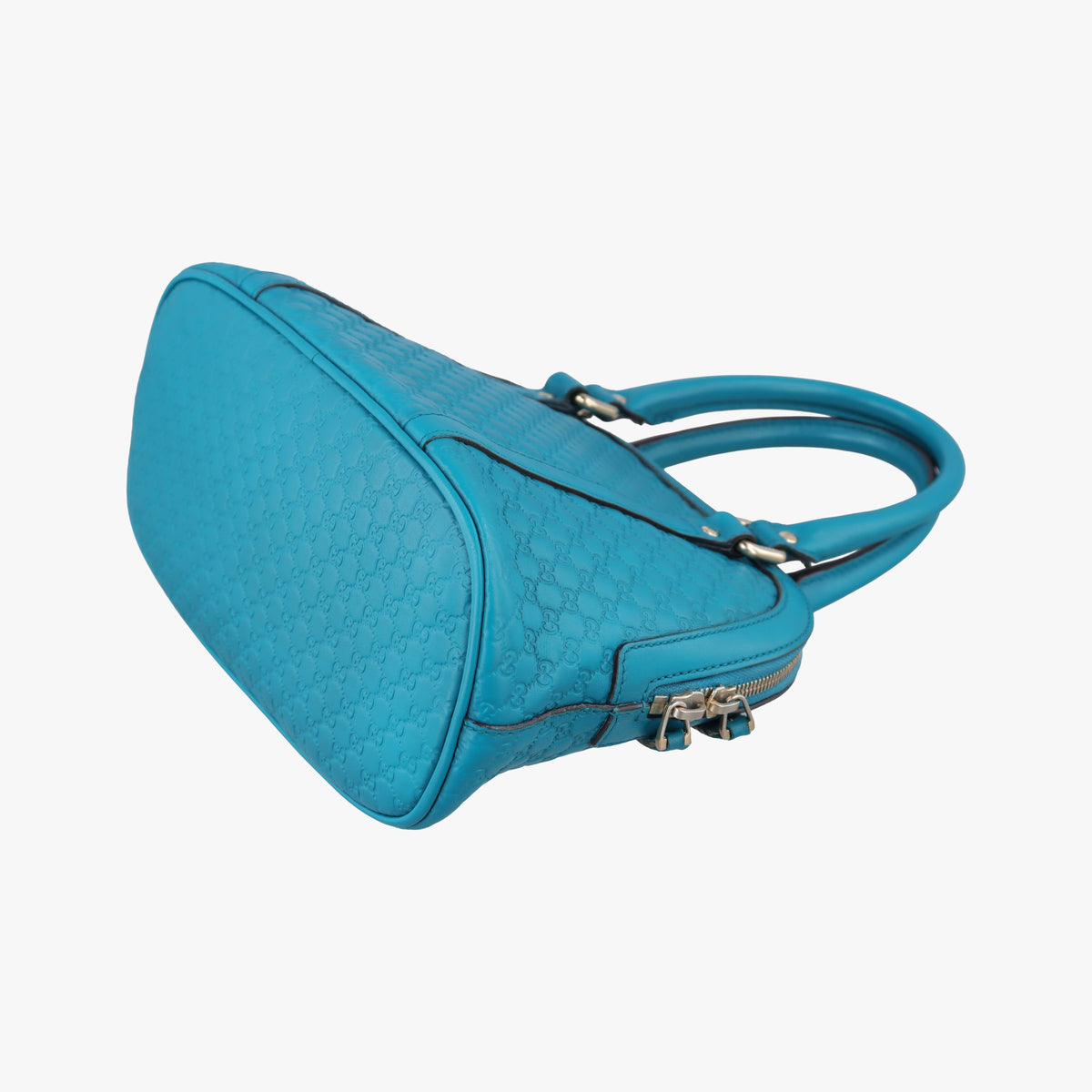Secondhand Gucci Microguccissima Blue Leather 449654 shoulderbag | stylenewstar