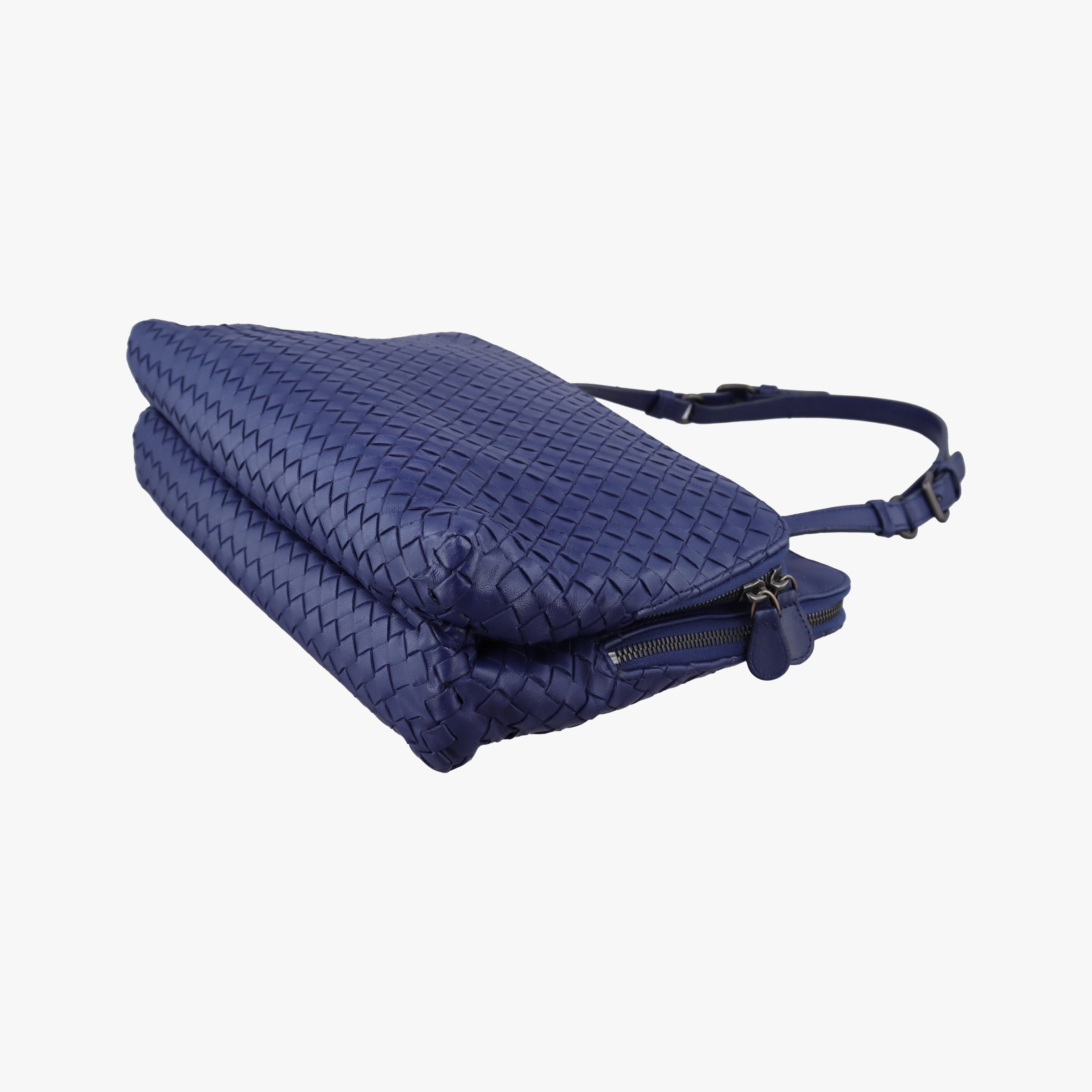 Pre-owned Bottega Veneta Parachute Intrecciato Purple lambskin  handbag | stylenewstar