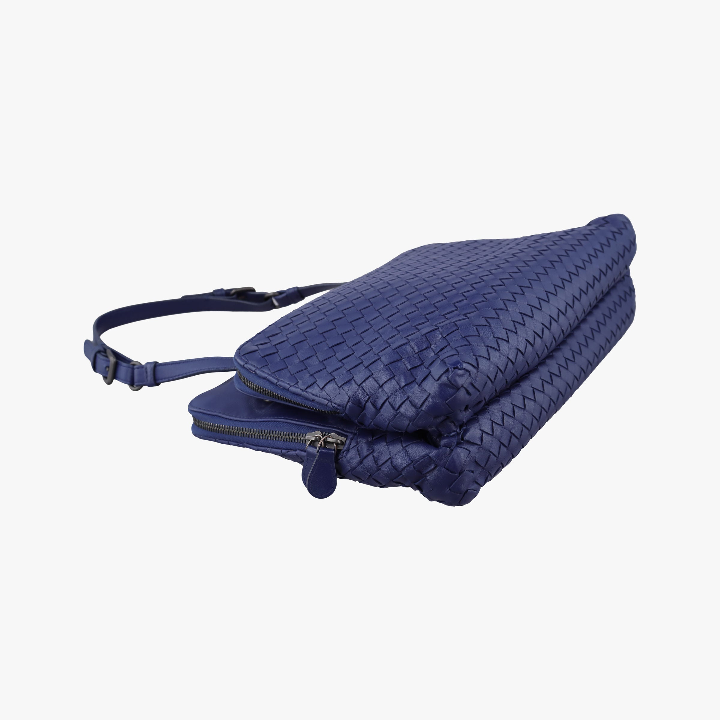 Pre-owned Bottega Veneta Parachute Intrecciato Purple lambskin  handbag | stylenewstar