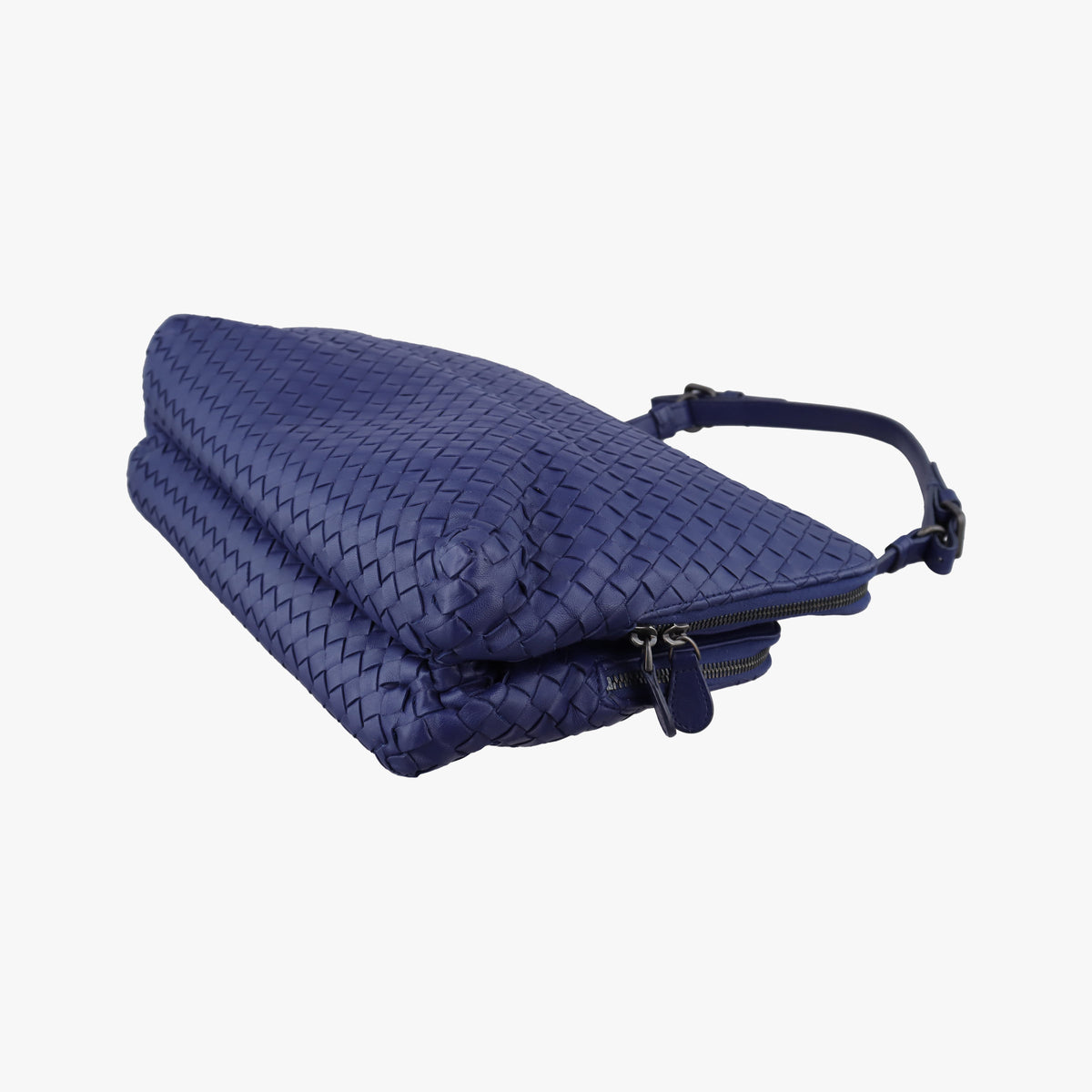 Pre-owned Bottega Veneta Parachute Intrecciato Purple lambskin  handbag | stylenewstar