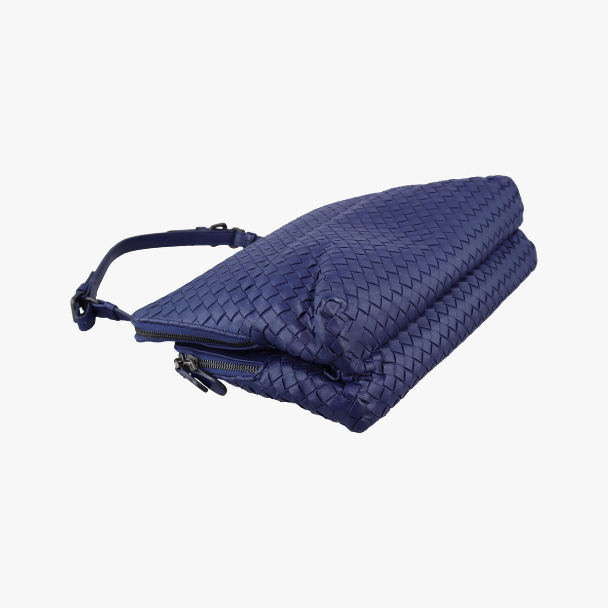 Pre-owned Bottega Veneta Parachute Intrecciato Purple lambskin  handbag | stylenewstar