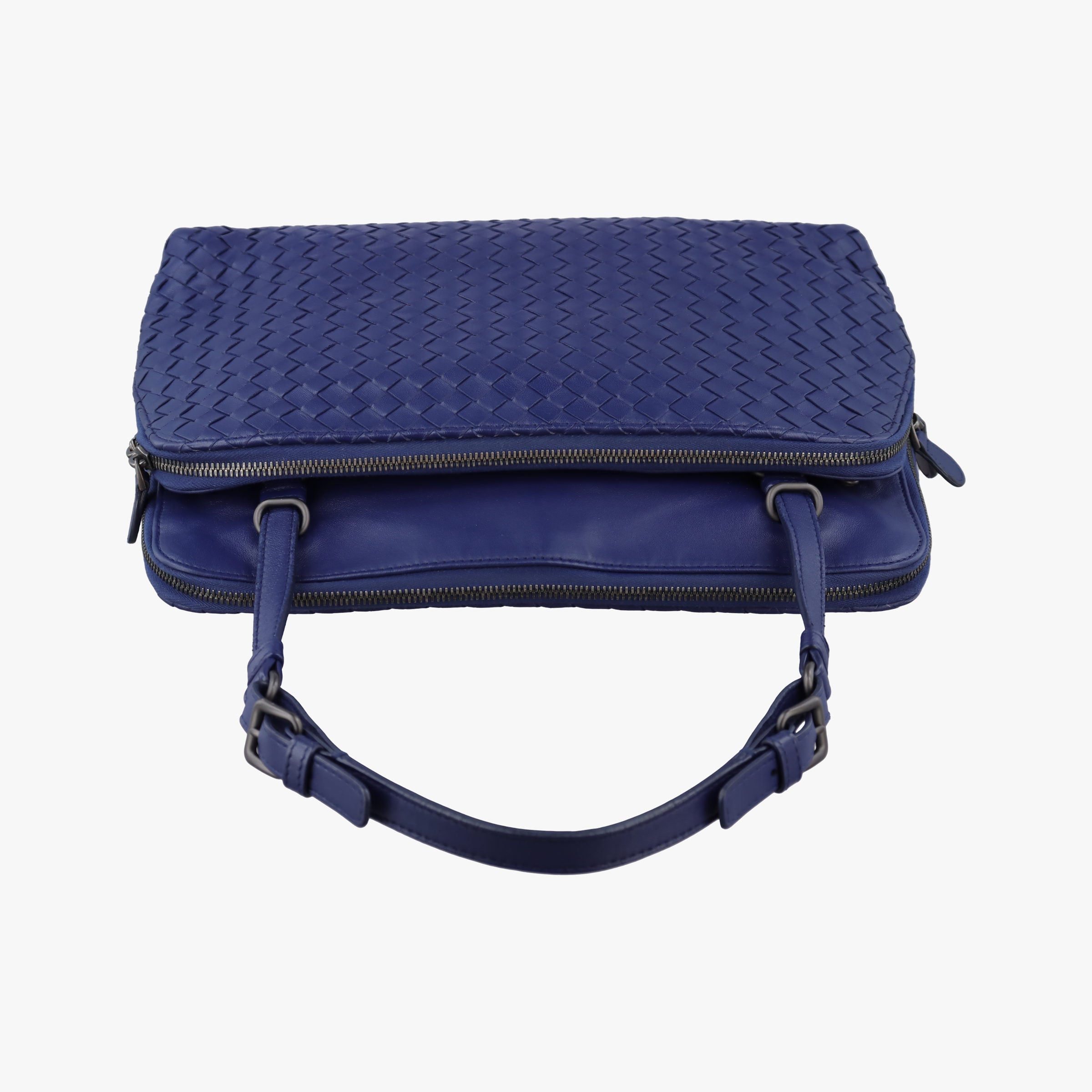 Pre-owned Bottega Veneta Parachute Intrecciato Purple lambskin  handbag | stylenewstar