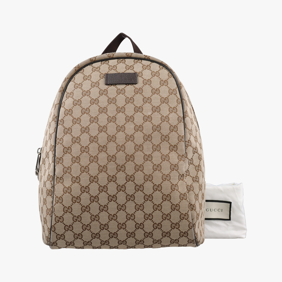 Secondhand Gucci GG Canvas Beige x Brown canvas 449906 backpack/rucksack | stylenewstar