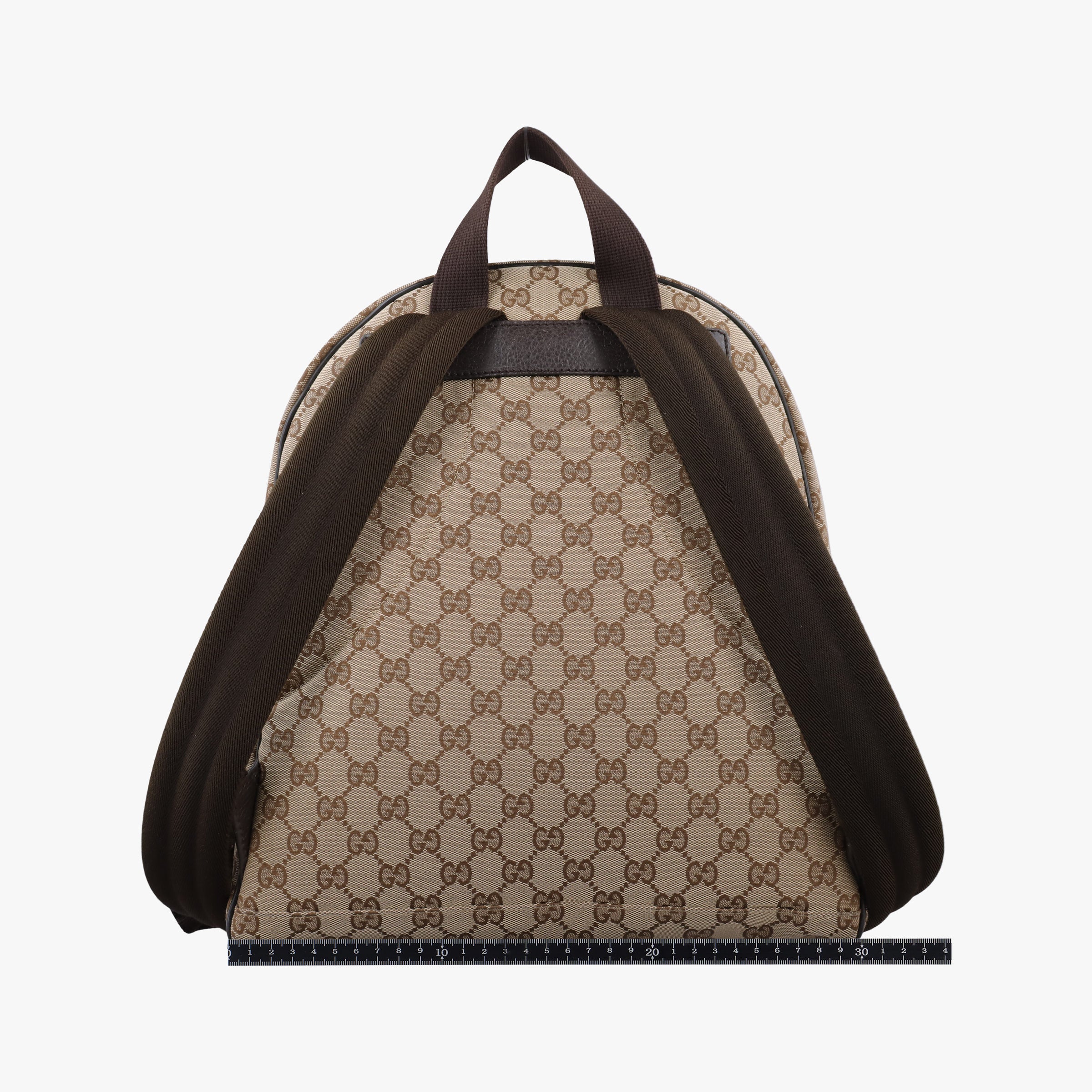 Secondhand Gucci GG Canvas Beige x Brown canvas 449906 backpack/rucksack | stylenewstar