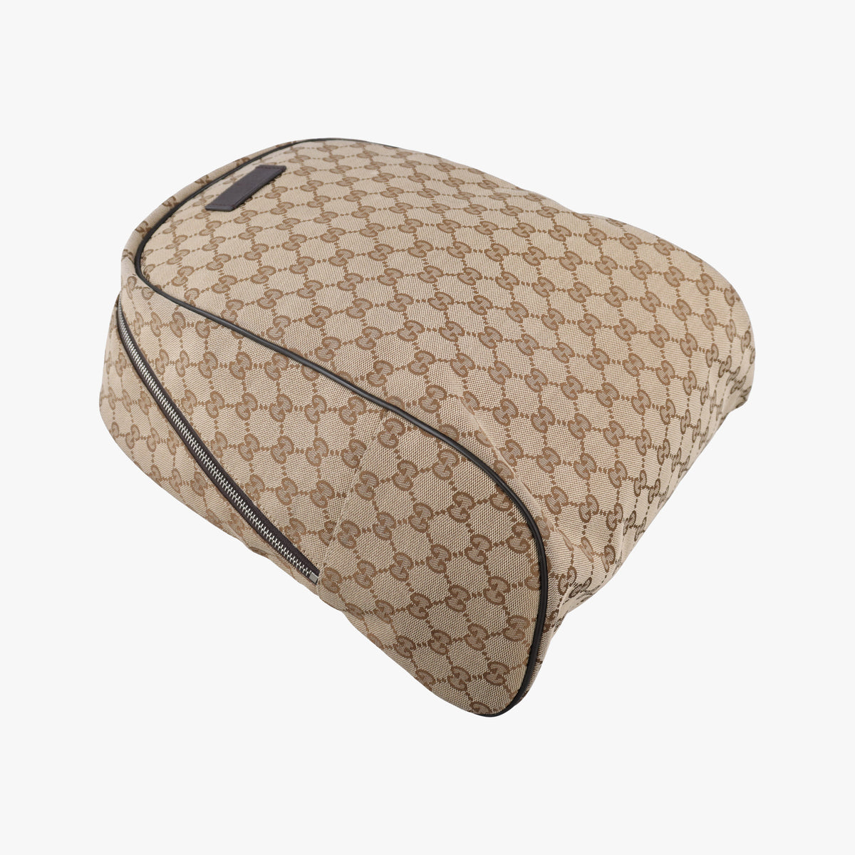 Secondhand Gucci GG Canvas Beige x Brown canvas 449906 backpack/rucksack | stylenewstar