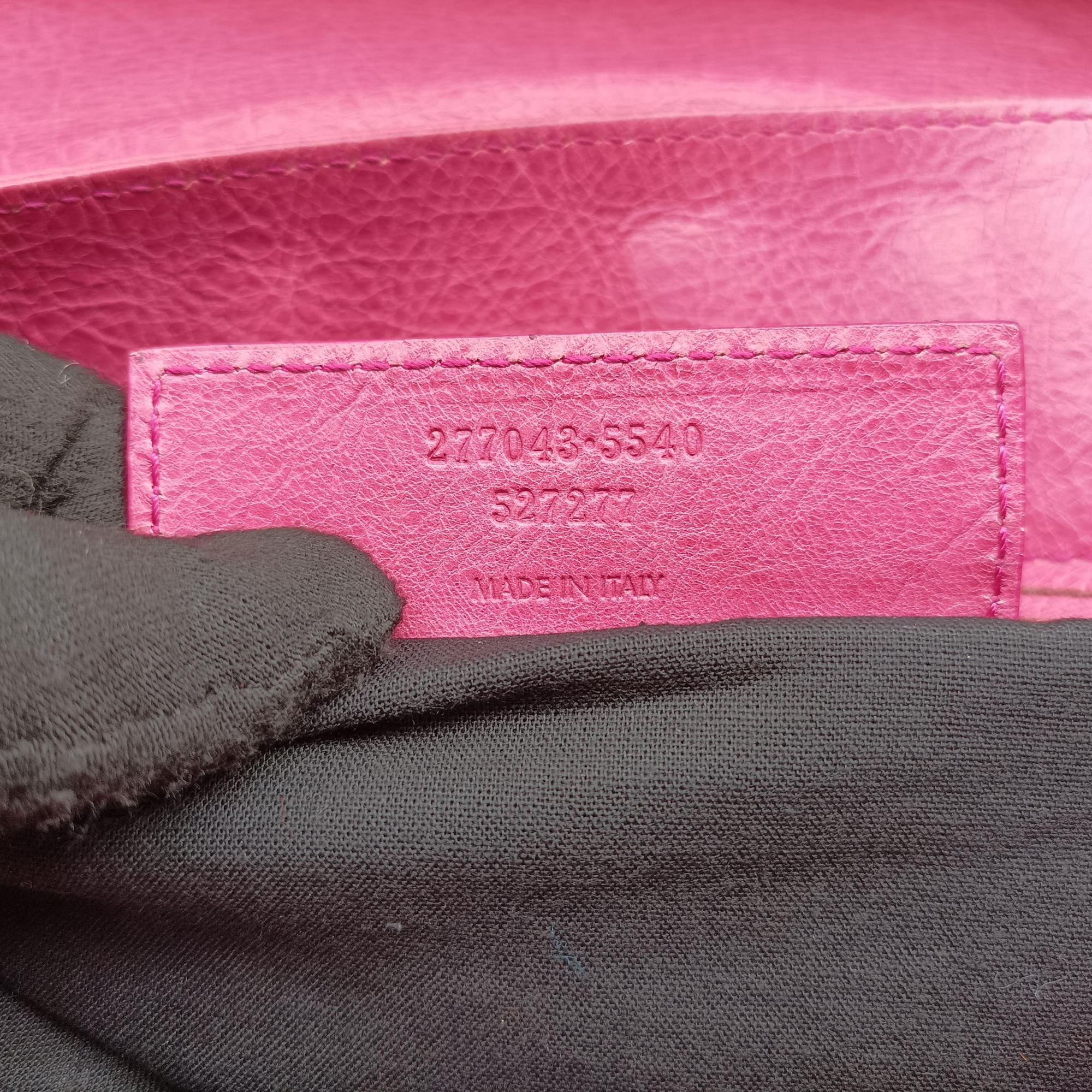Pre-owned Balenciaga Classic Folk Messenger Pink lambskin  shoulderbag | stylenewstar