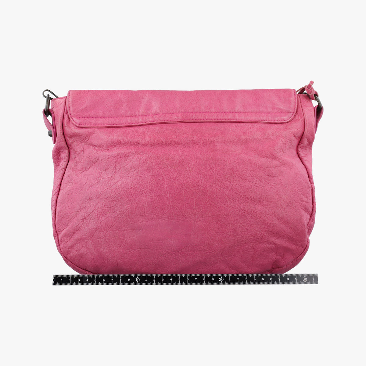 Pre-owned Balenciaga Classic Folk Messenger Pink lambskin  shoulderbag | stylenewstar