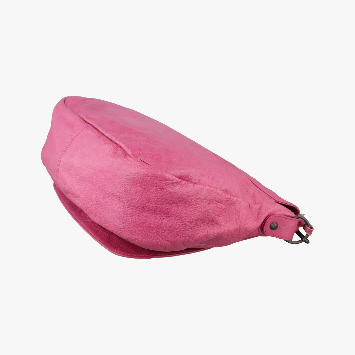 Pre-owned Balenciaga Classic Folk Messenger Pink lambskin  shoulderbag | stylenewstar