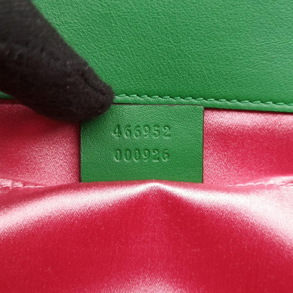 Pre-owned Gucci Brocade Broadway Green fabric 466925 shoulderbag | stylenewstar