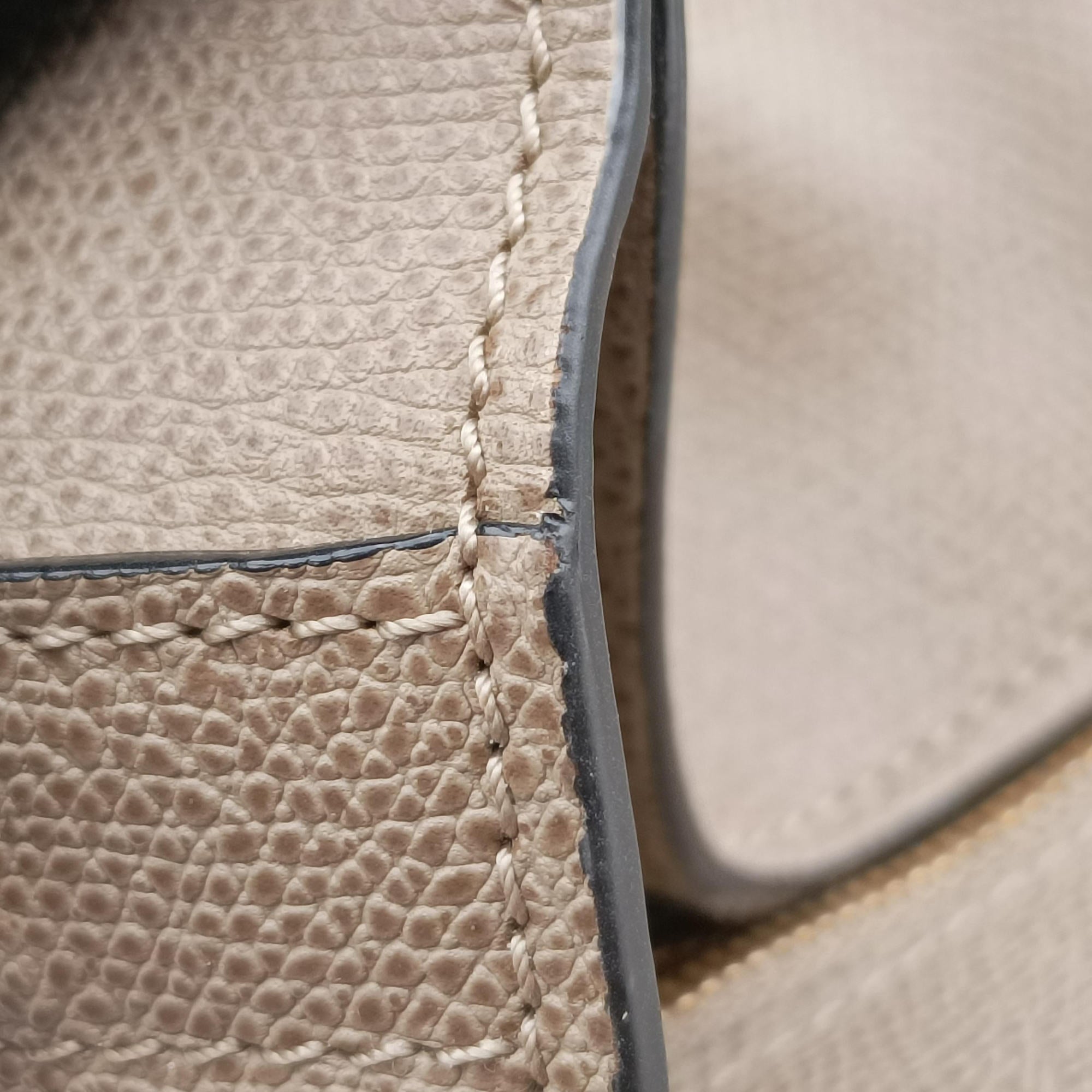 Secondhand Valextra Iside Grey Calfskin  shoulderbag | stylenewstar