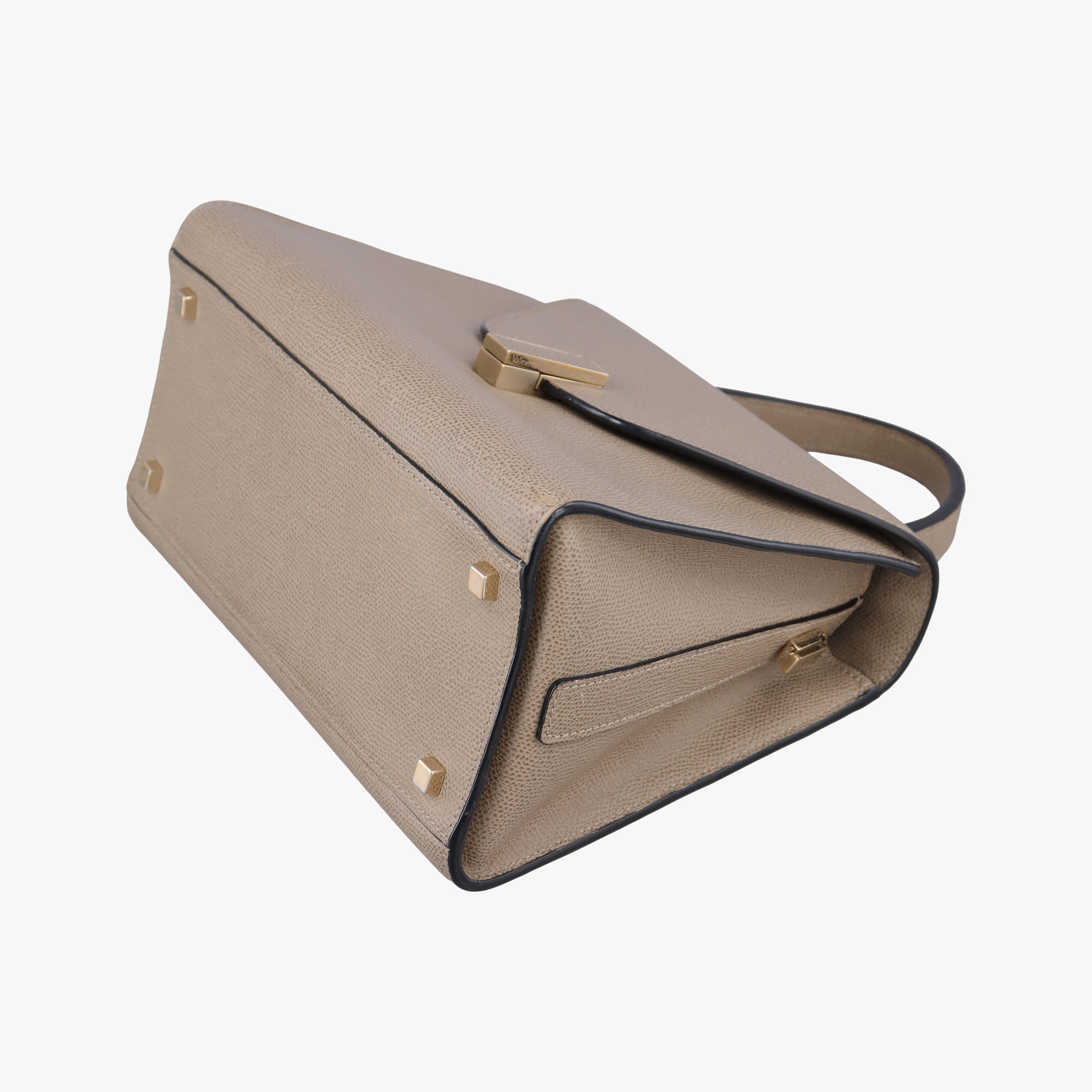 Secondhand Valextra Iside Grey Calfskin  shoulderbag | stylenewstar