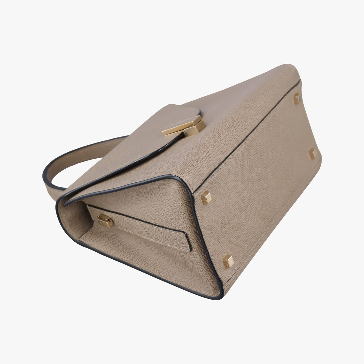 Secondhand Valextra Iside Grey Calfskin  shoulderbag | stylenewstar