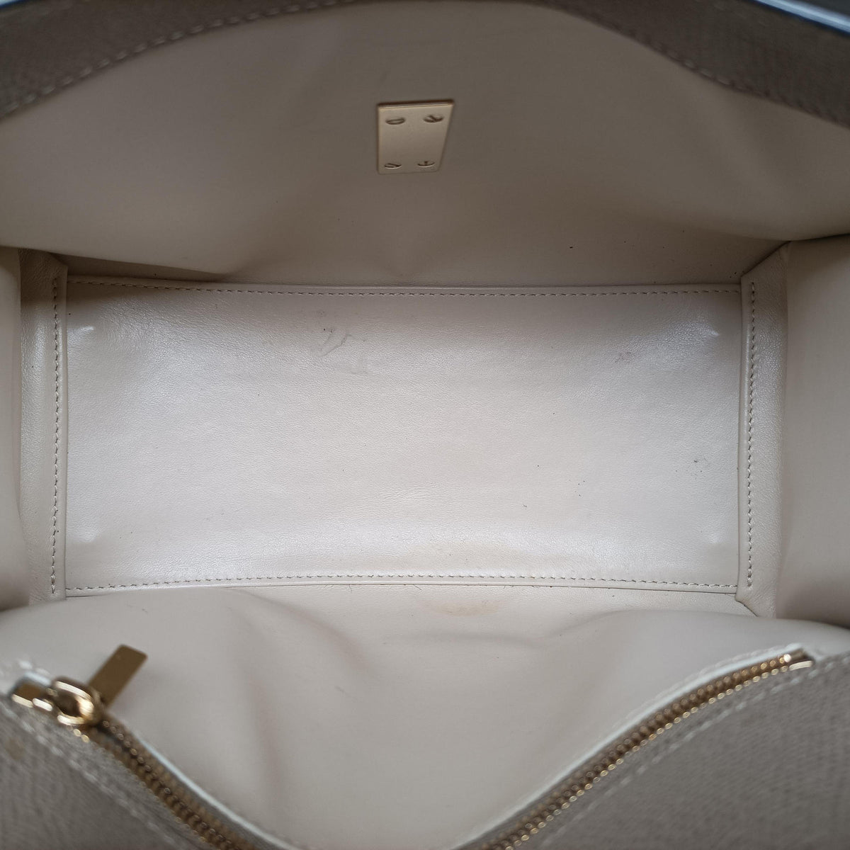 Secondhand Valextra Iside Grey Calfskin  shoulderbag | stylenewstar