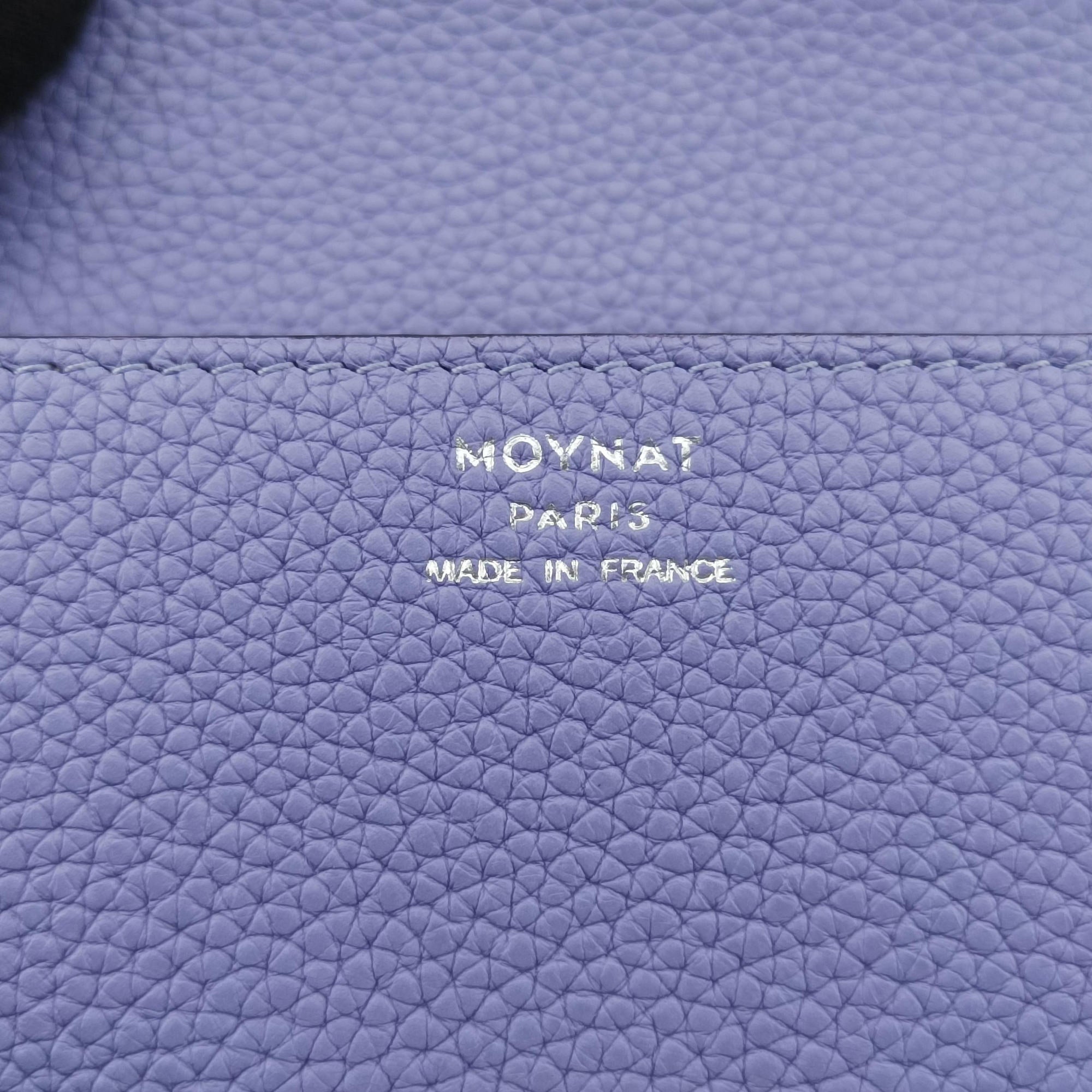 Pre-owned Moynat Rejane Purple leather  shoulderbag | stylenewstar