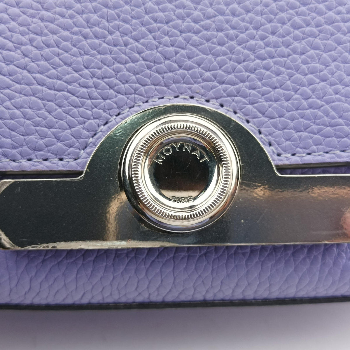 Pre-owned Moynat Rejane Purple leather  shoulderbag | stylenewstar