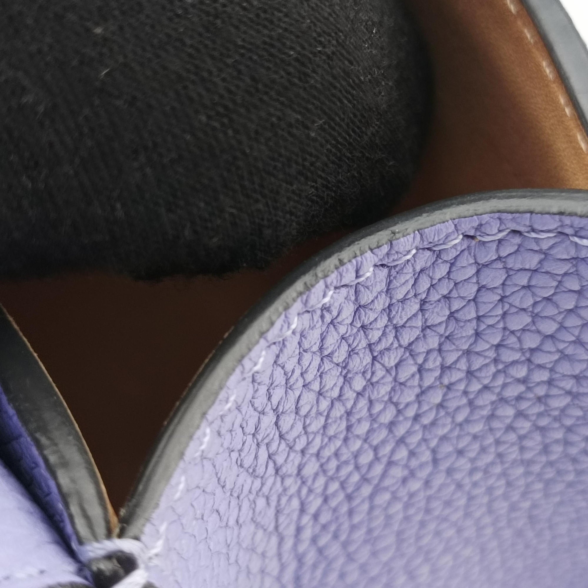 Pre-owned Moynat Rejane Purple leather  shoulderbag | stylenewstar