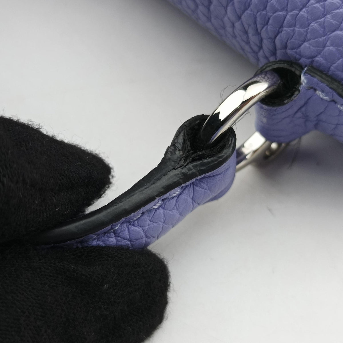 Pre-owned Moynat Rejane Purple leather  shoulderbag | stylenewstar