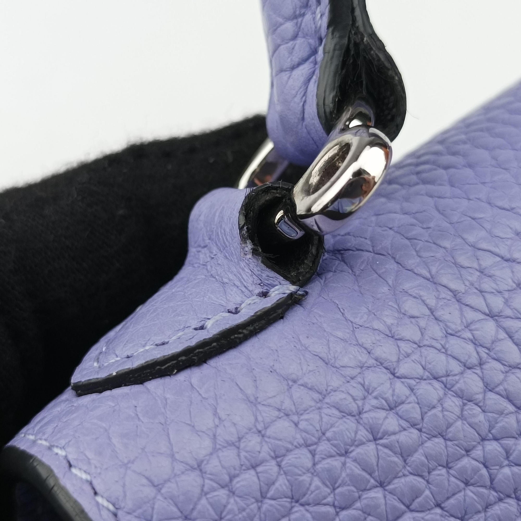 Pre-owned Moynat Rejane Purple leather  shoulderbag | stylenewstar