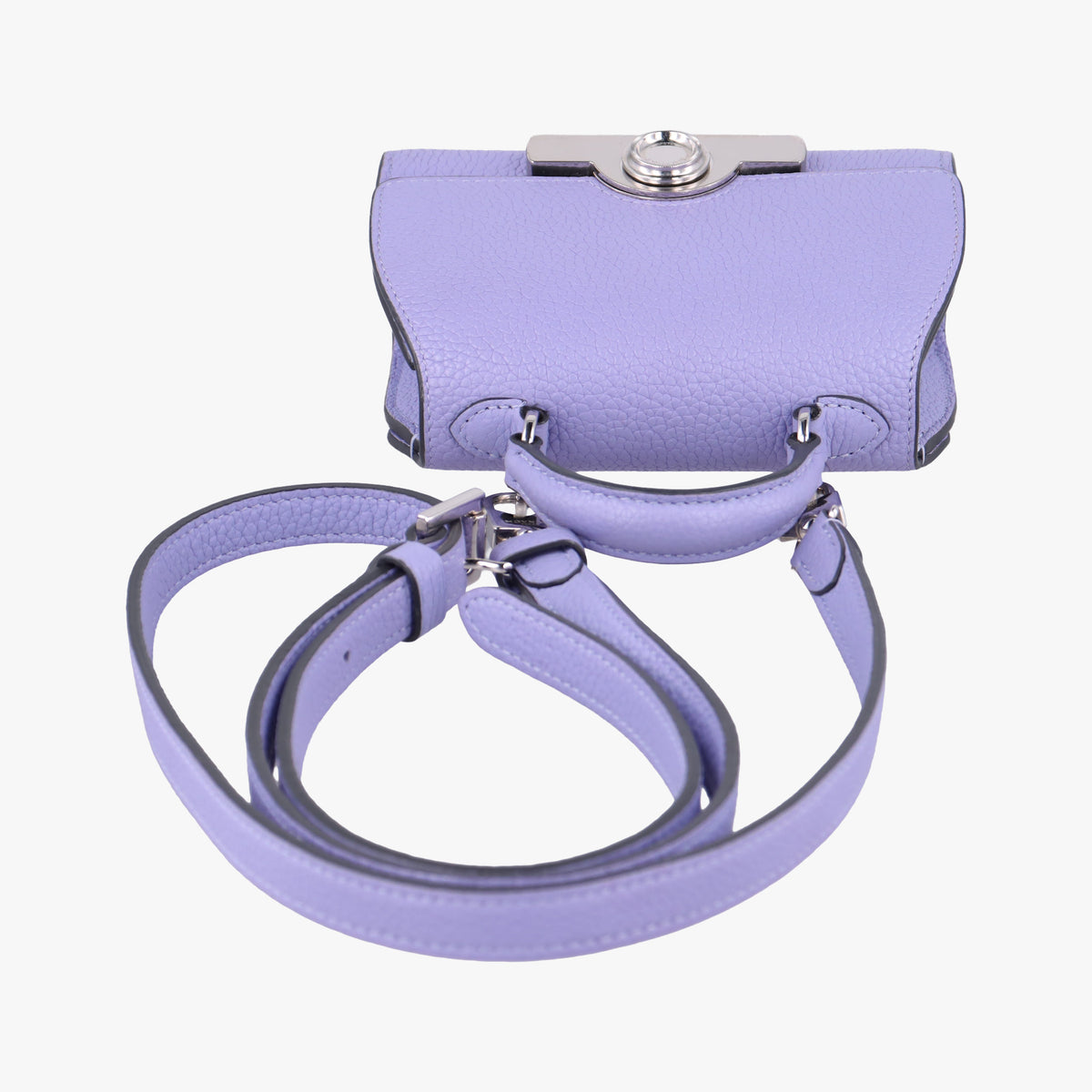 Pre-owned Moynat Rejane Purple leather  shoulderbag | stylenewstar