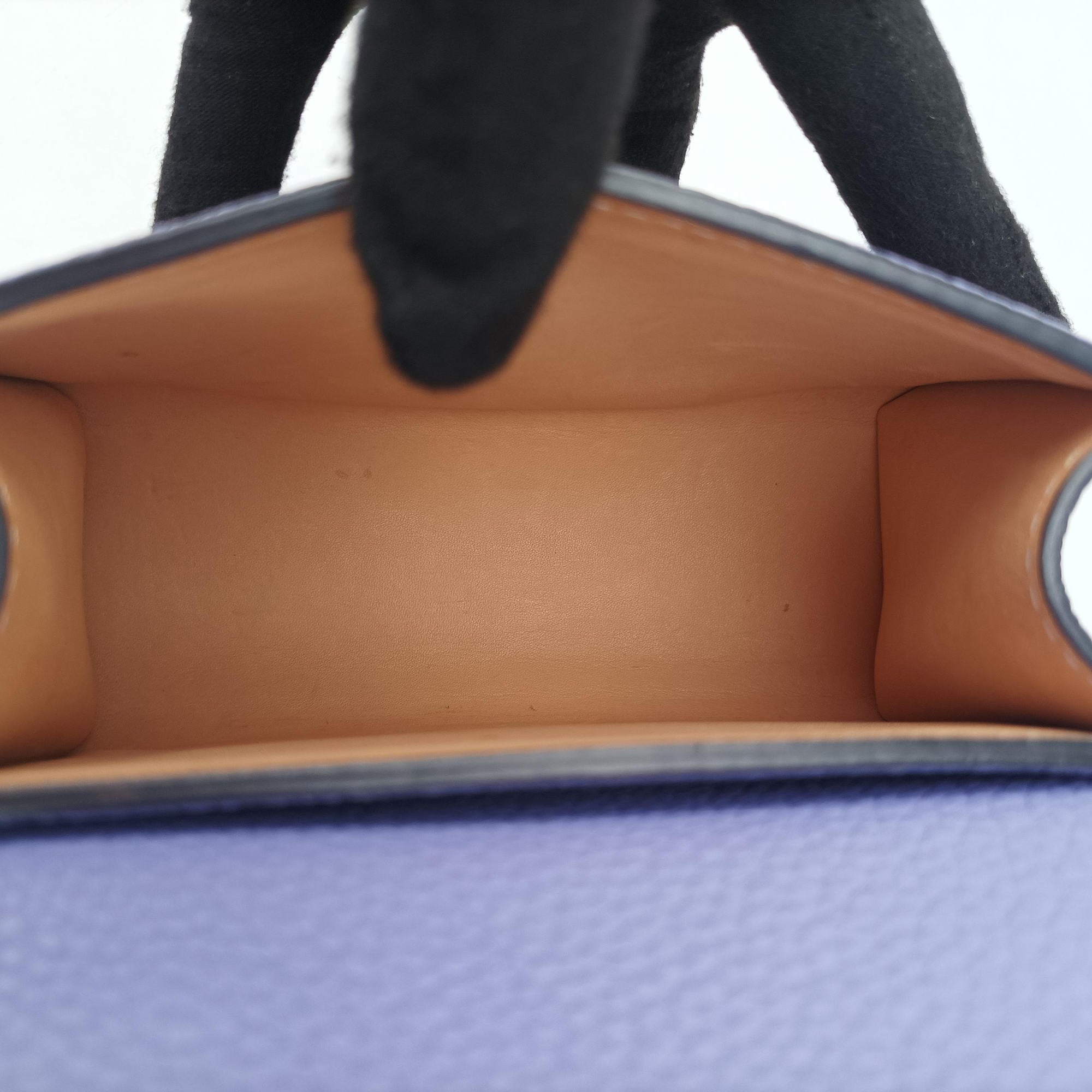 Pre-owned Moynat Rejane Purple leather  shoulderbag | stylenewstar