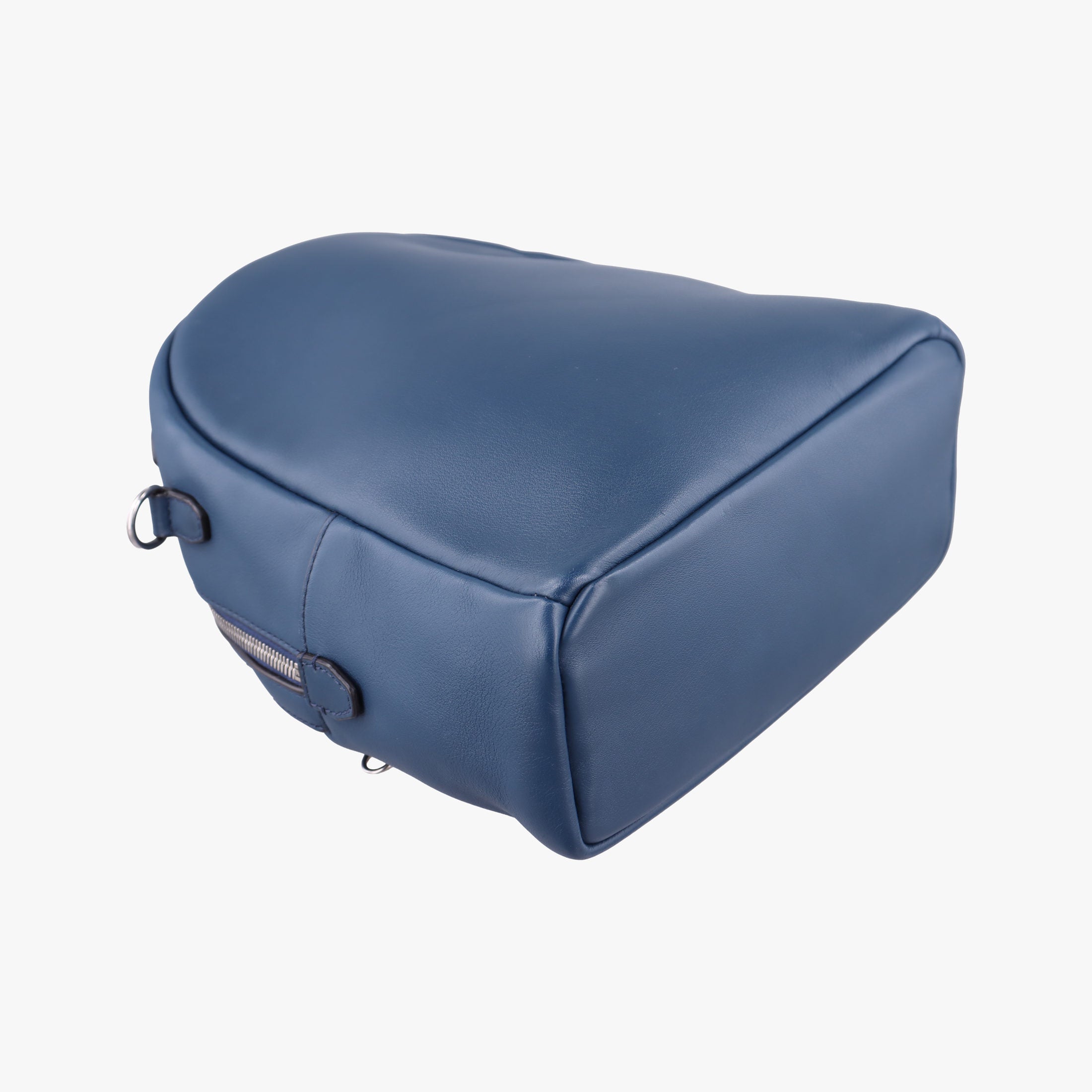 Pre-owned Fendi Studs By the Way Blue Leather 8BT281 shoulderbag | stylenewstar