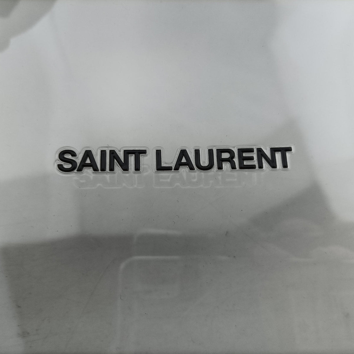 Secondhand Yves Saint Laurent Tote Transparent Plastic  handbag | stylenewstar