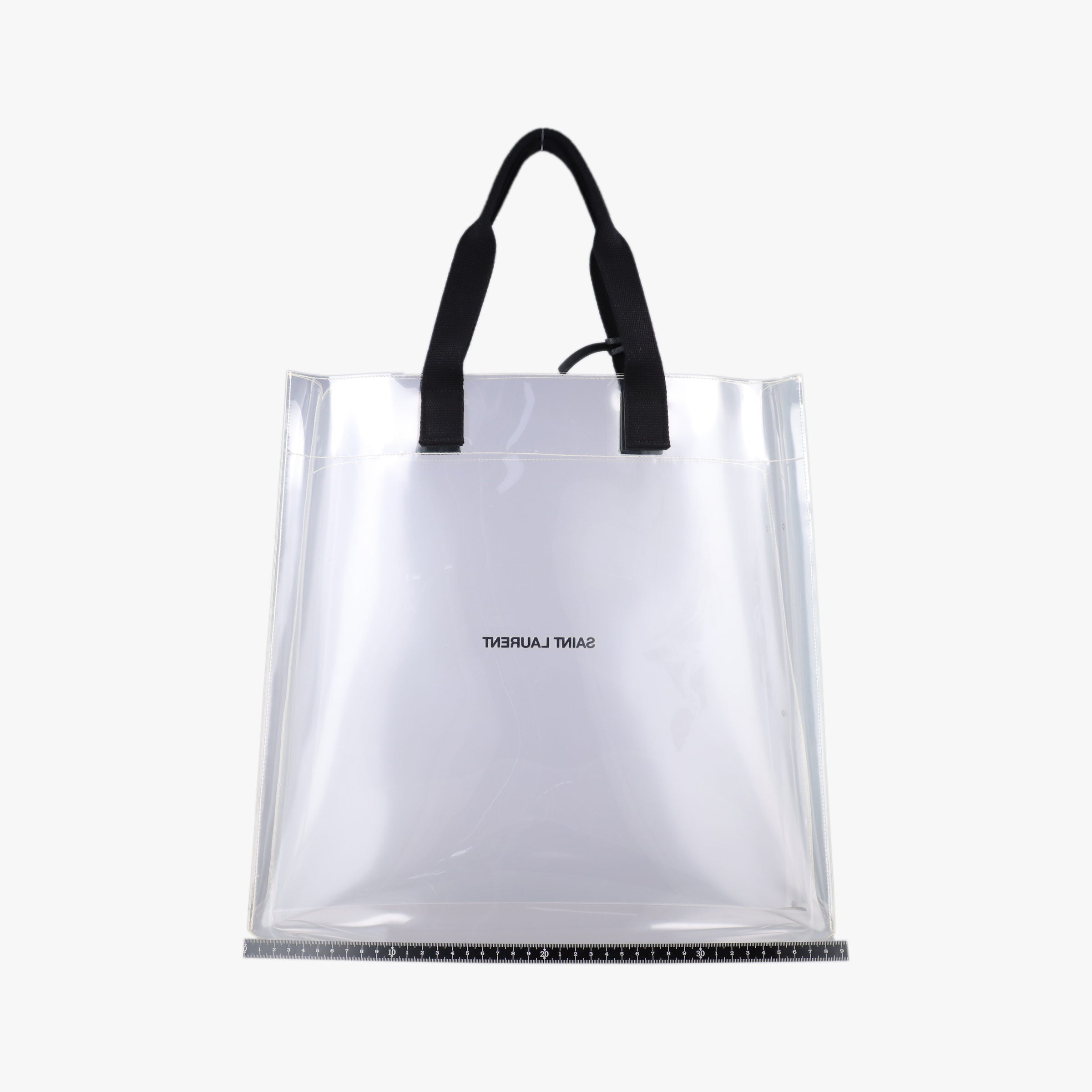 Secondhand Yves Saint Laurent Tote Transparent Plastic  handbag | stylenewstar