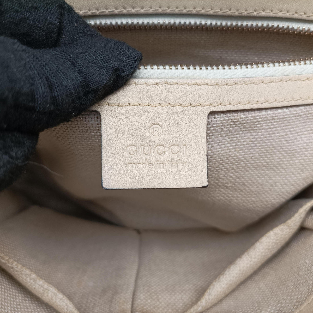 Pre-owned Gucci Snaffle Bit Beige Leather 263955 shoulderbag | stylenewstar