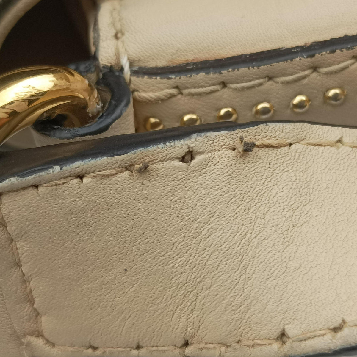 Pre-owned Gucci Snaffle Bit Beige Leather 263955 shoulderbag | stylenewstar