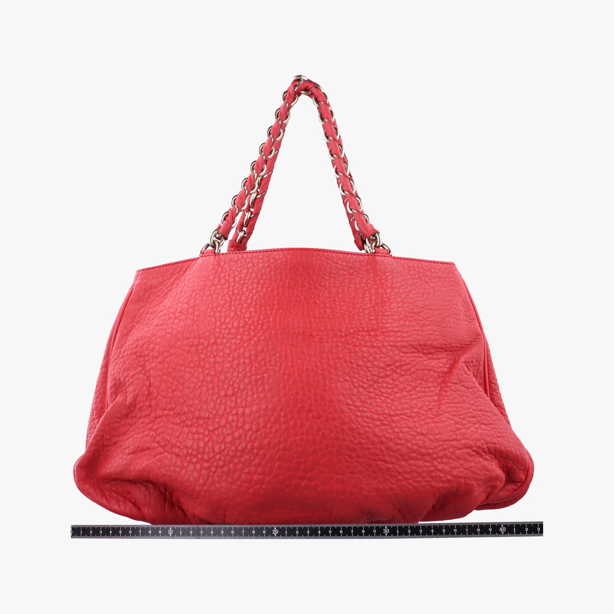 Pre-owned Fendi Mia Red Leather 8BR616 handbag | stylenewstar